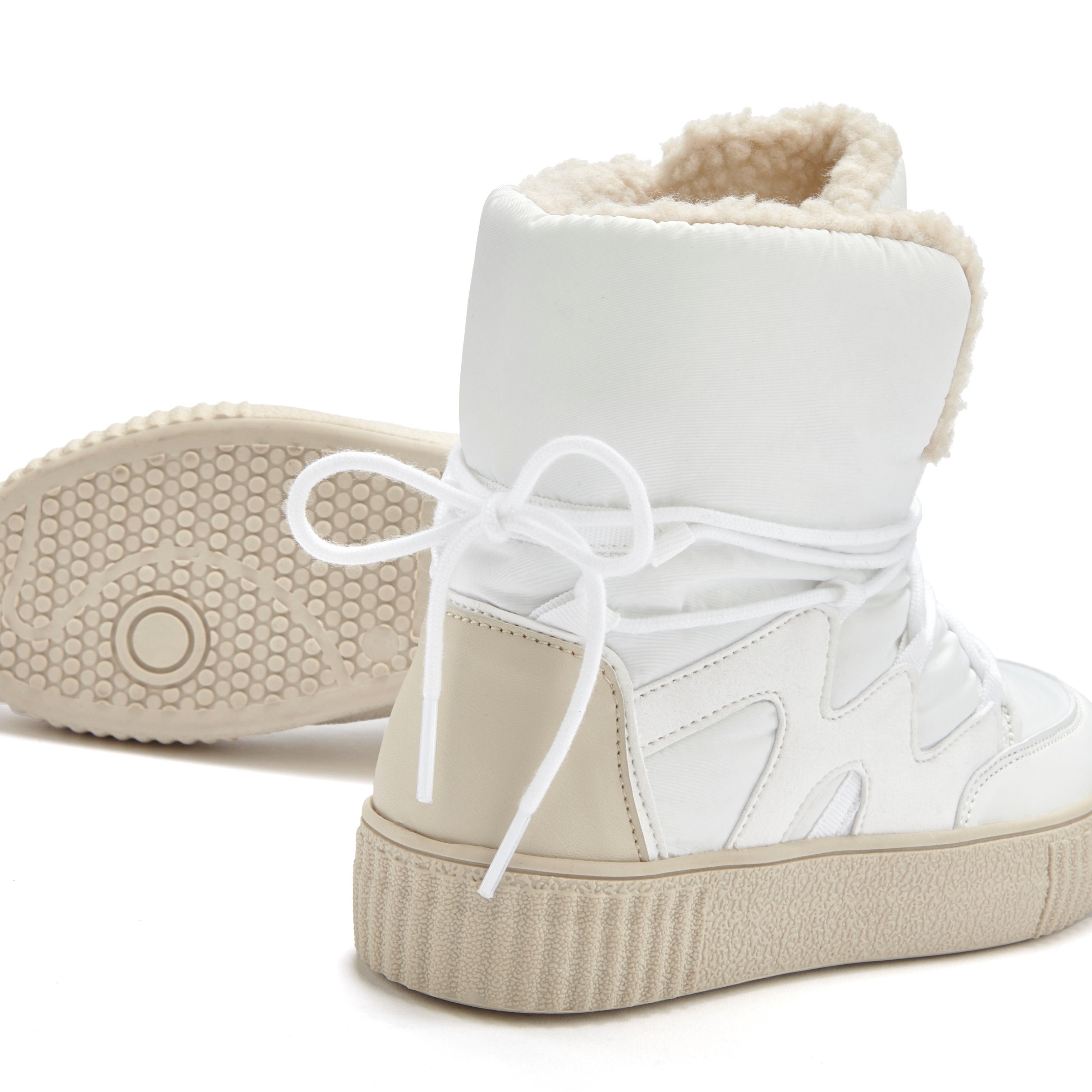 Lascana Winterlaarzen met warme voering, snowboots, veterschoenen, winterlaarzen