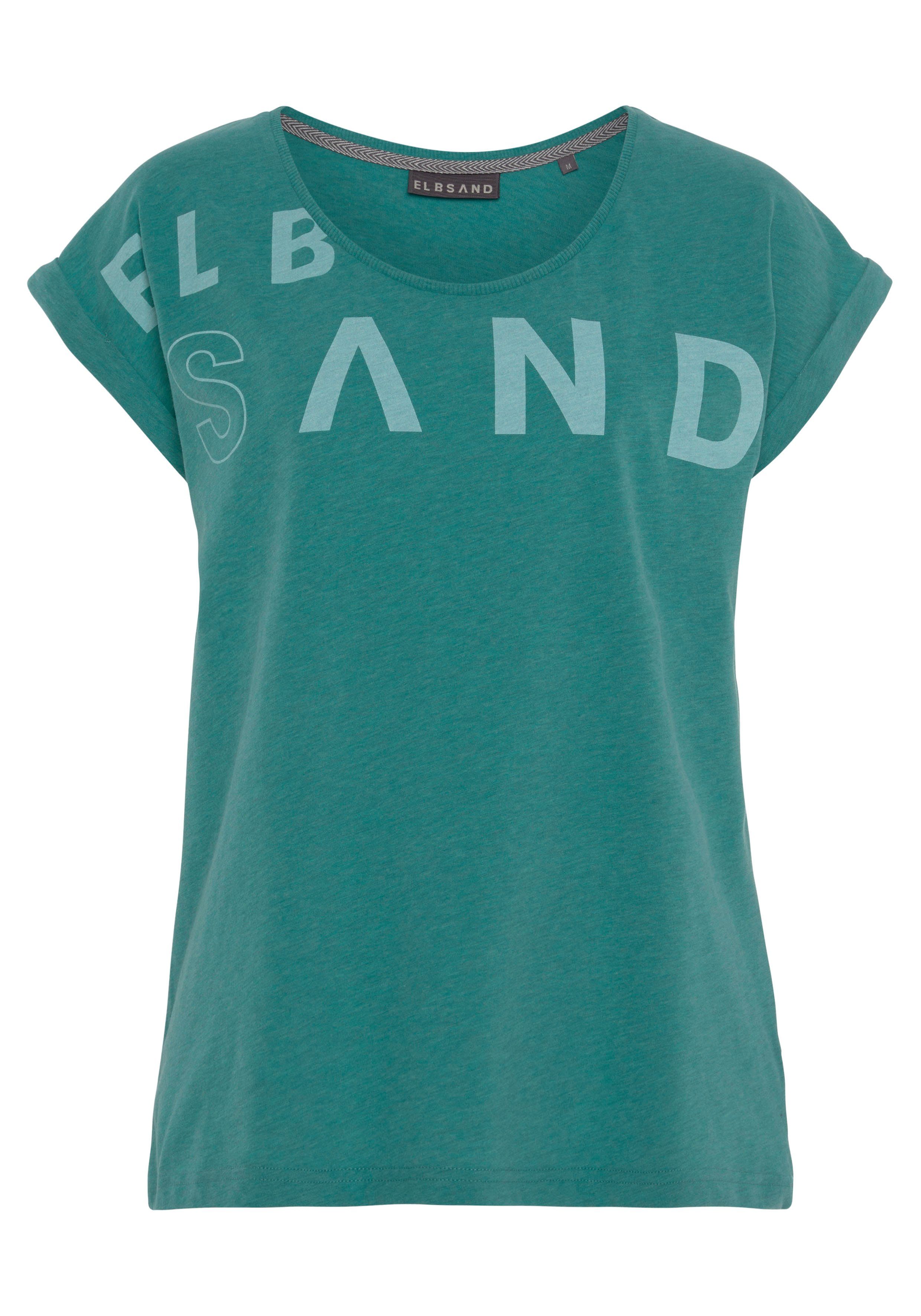 Elbsand T-shirt gemaakt van zachte jersey, shirt met korte mouwen, sportief en comfortabel