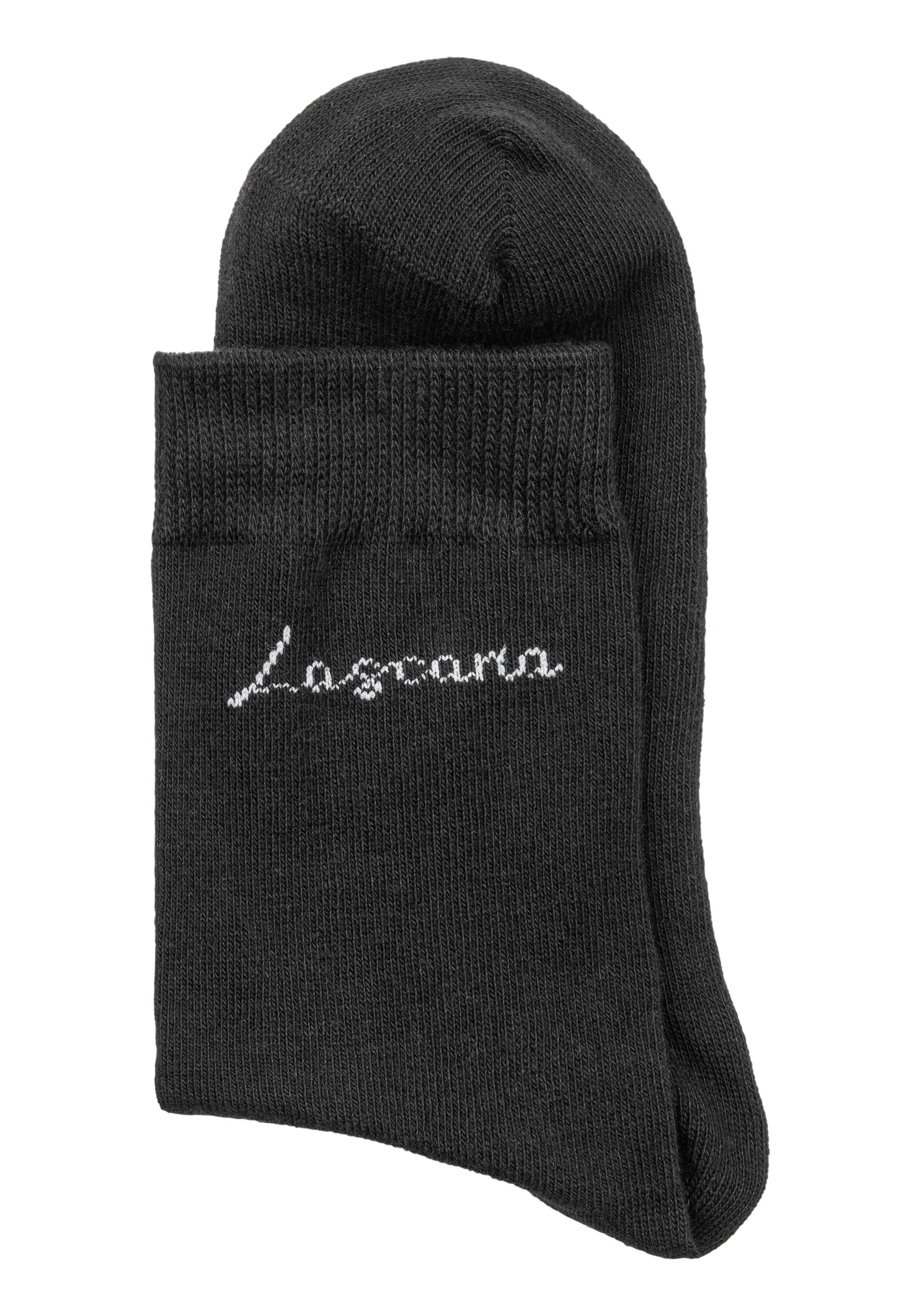 Lascana Basic sokken Believe in Yourself in aantrekkelijke cadeauverpakking (box, 4 paar)