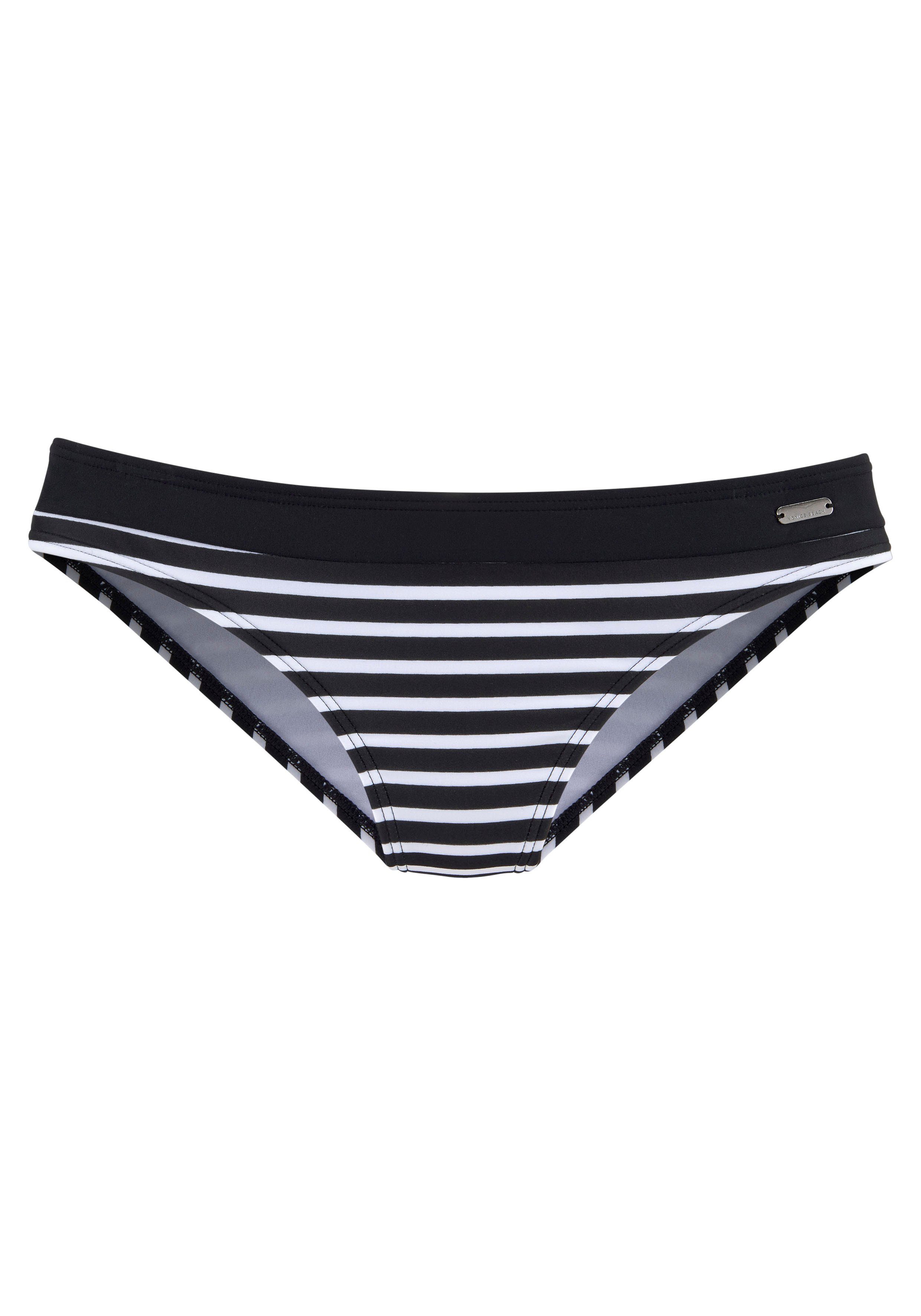 Venice Beach Bikinibroekje Summer in de patroonmix bikini broekjes maat 42 zwart