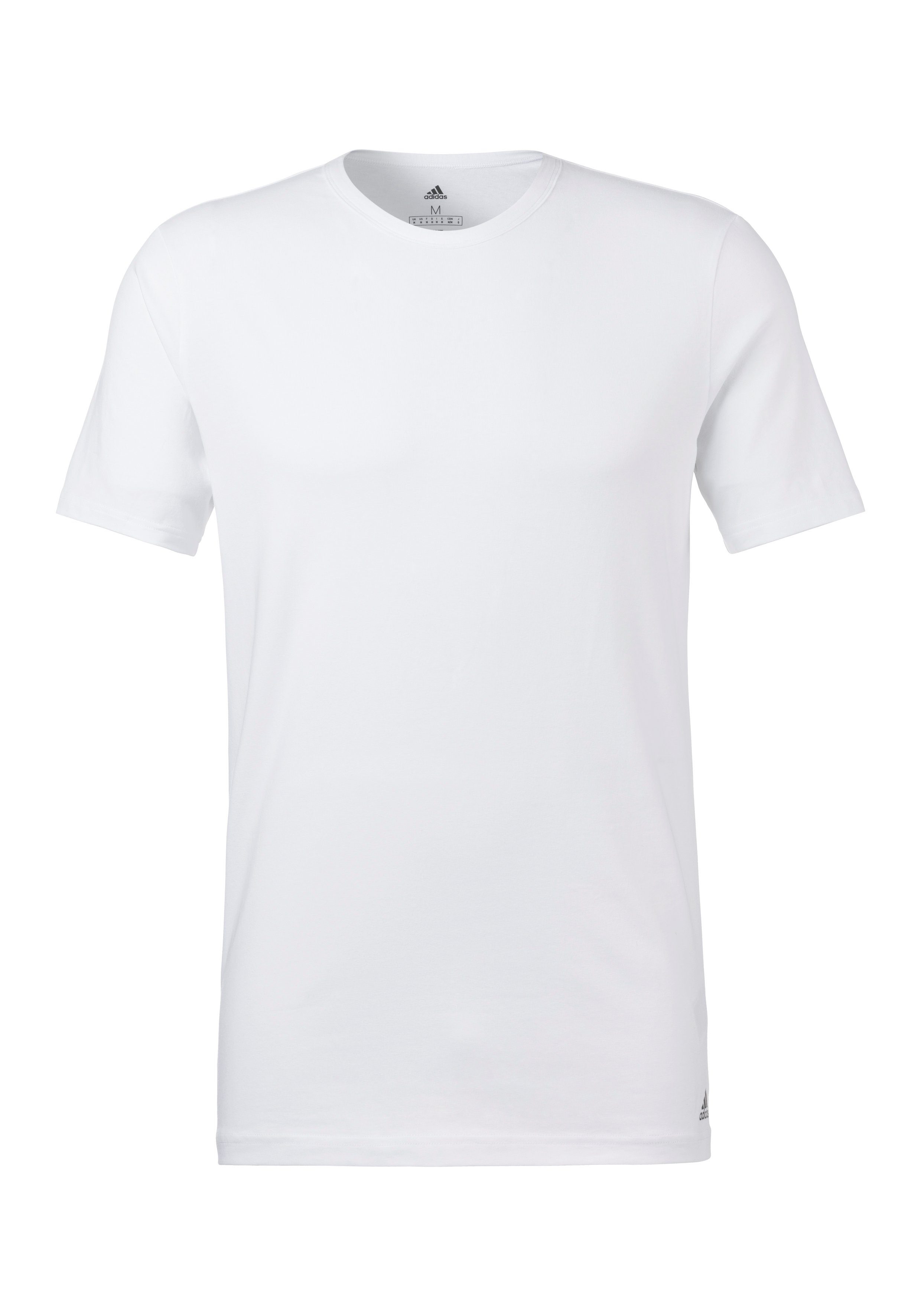 adidas Sportswear T-shirt "Active Flex Cotton" met ronde hals en slim fit (2-delig, Set van 2)