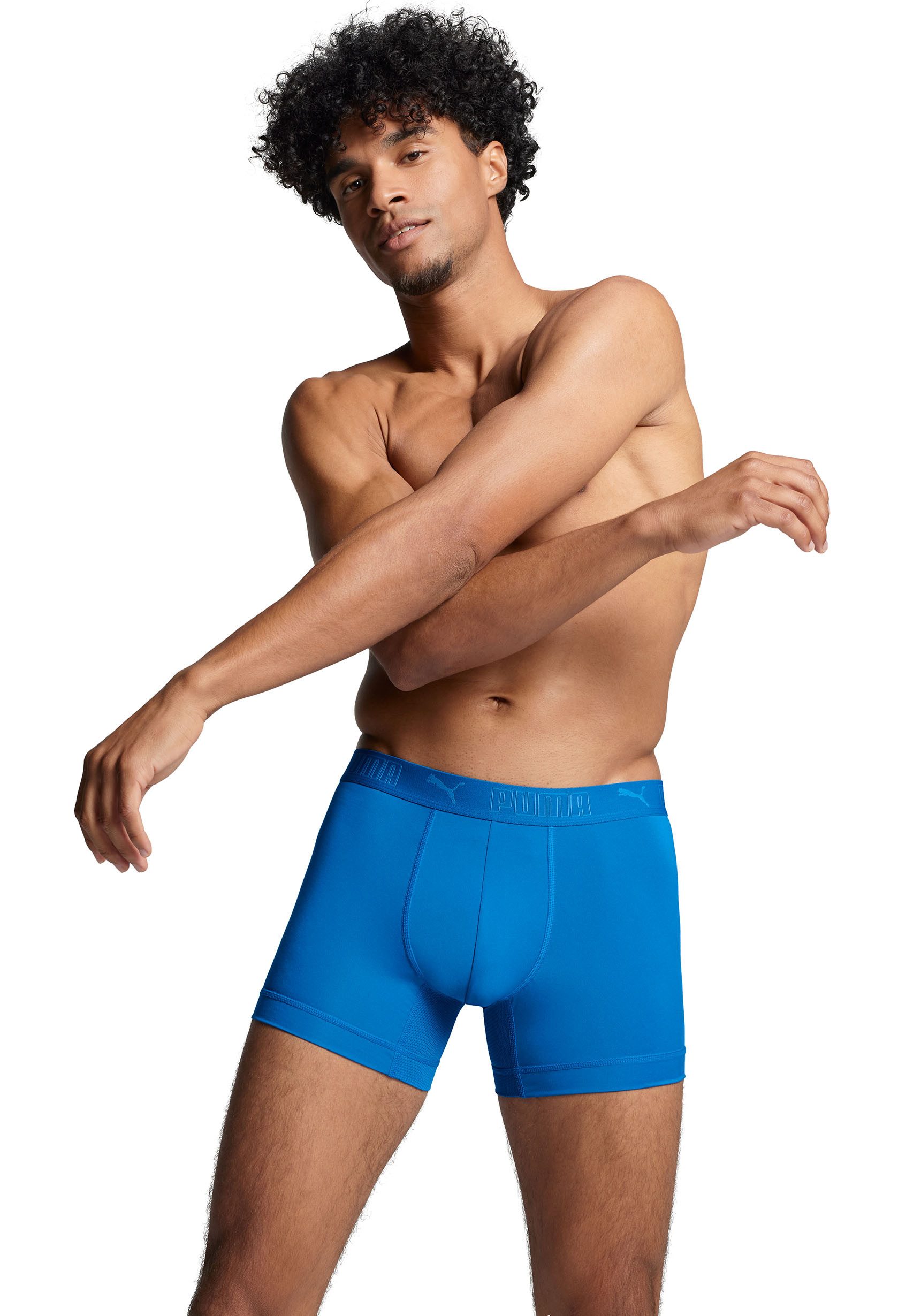 PUMA Boxershort PUMA MEN SPORT MICROFIBER BOXERS 2P (2 stuks, Set van 2)