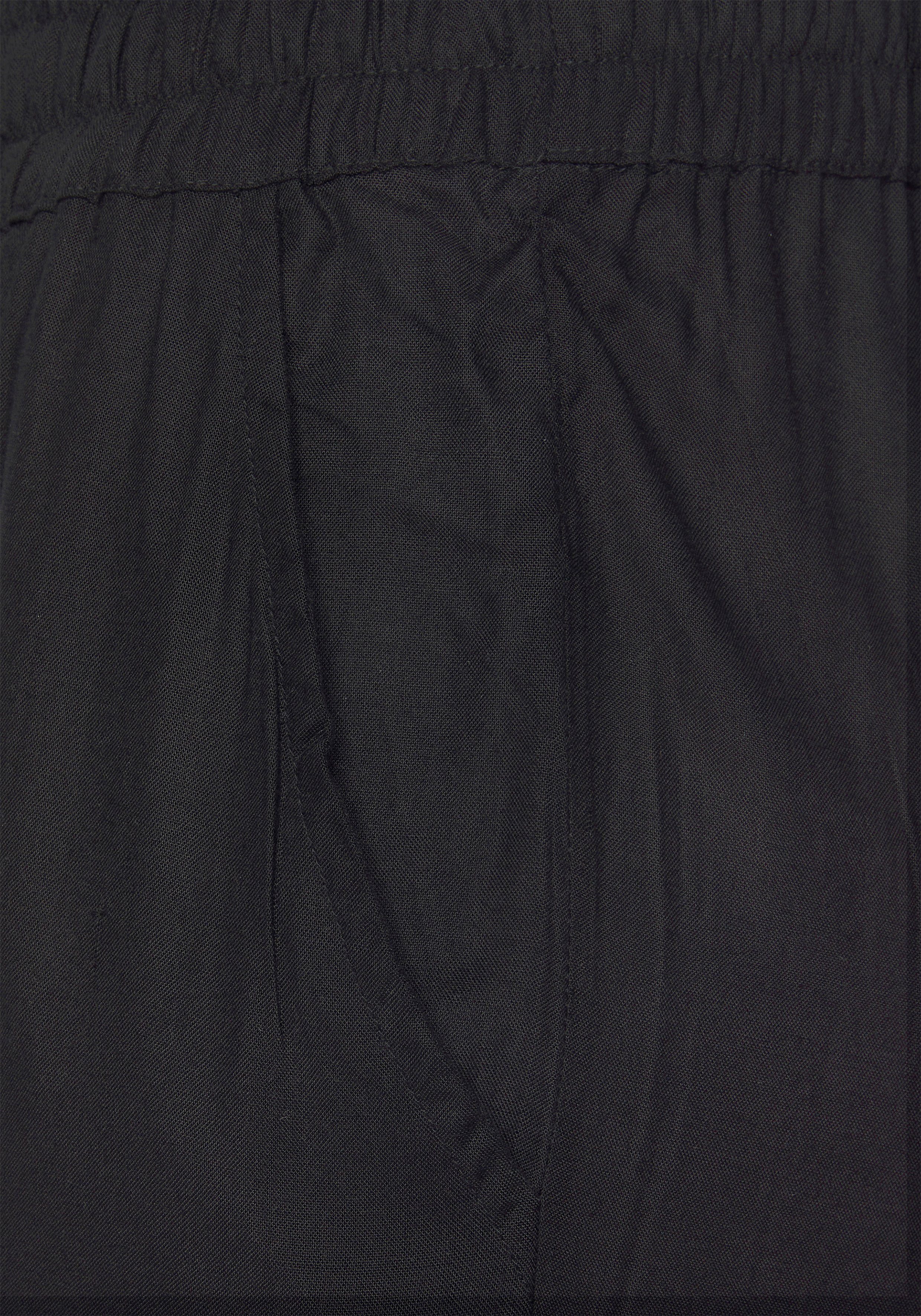 Lascana Comfortbroek van geweven viscose, smal model, zomerbroek, business look