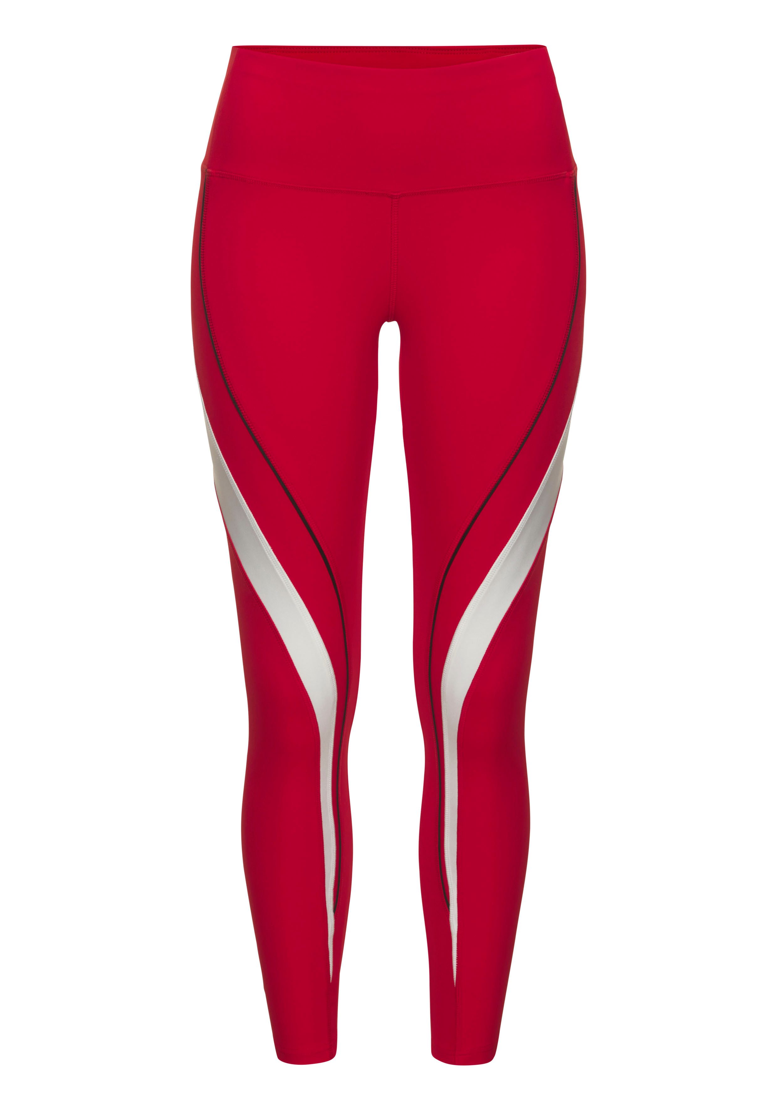 active by Lascana Legging Logo-badge en ritszak op de achterkant