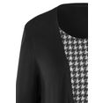lascana 2-in-1-shirt met lange mouwen in lichte viscosekwaliteit zwart
