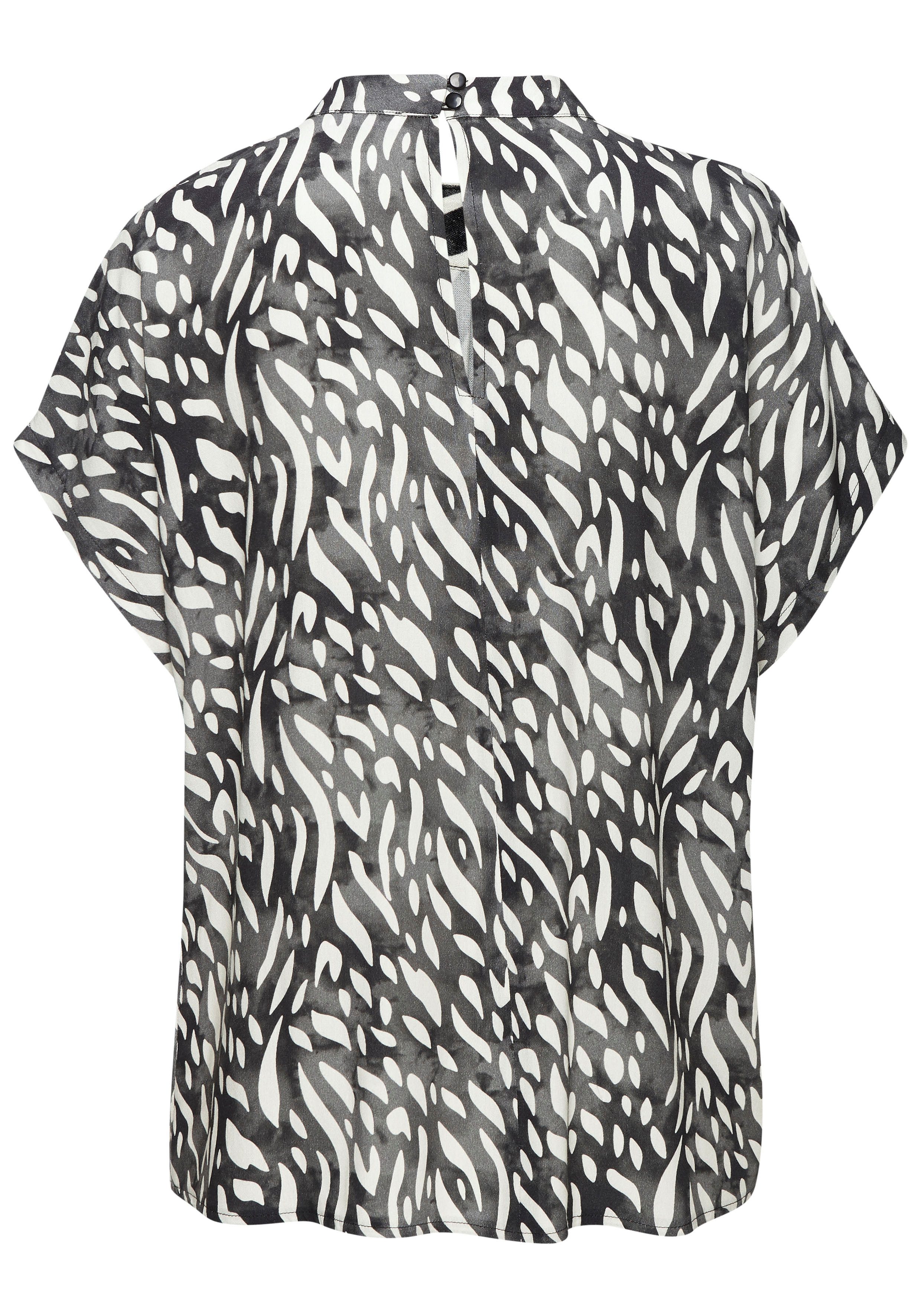 Lascana Blouse met korte mouwen in losse pasvorm, damesblouse, sportief elegant