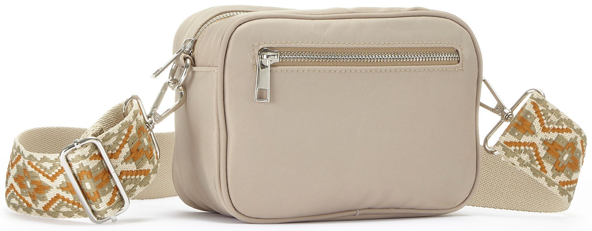 Lascana Schoudertas Minibag Handtas, crossbody-bag met verwisselbare schouderriemen VEGAN
