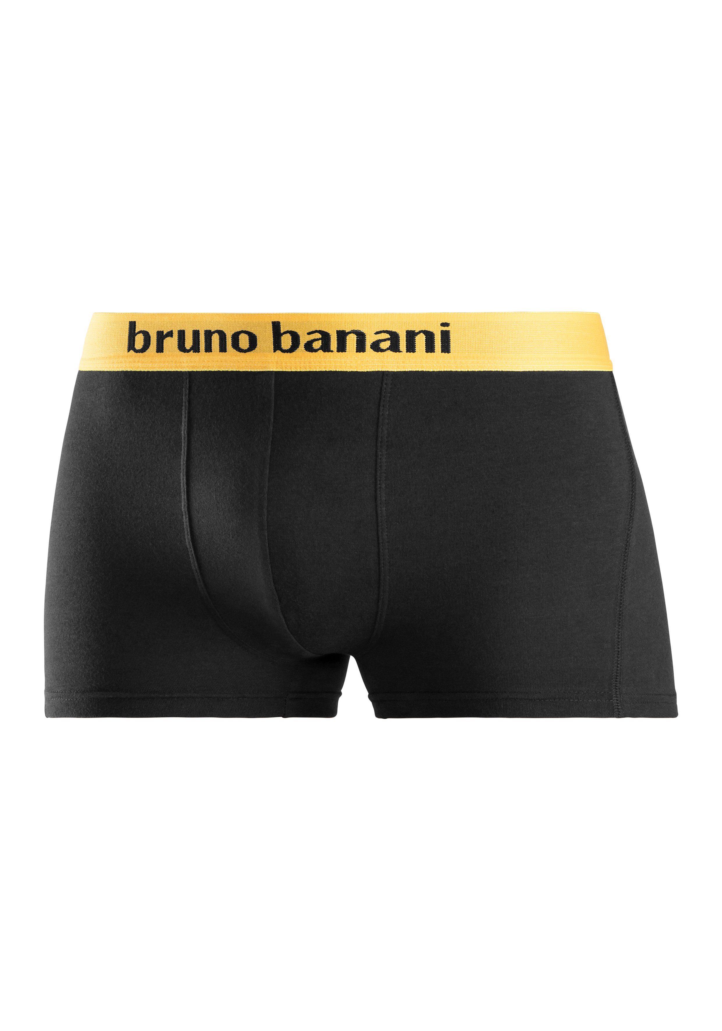 Bruno Banani Boxershort voor heren met gekleurd merkopschrift bij de boord (set, 4 stuks)
