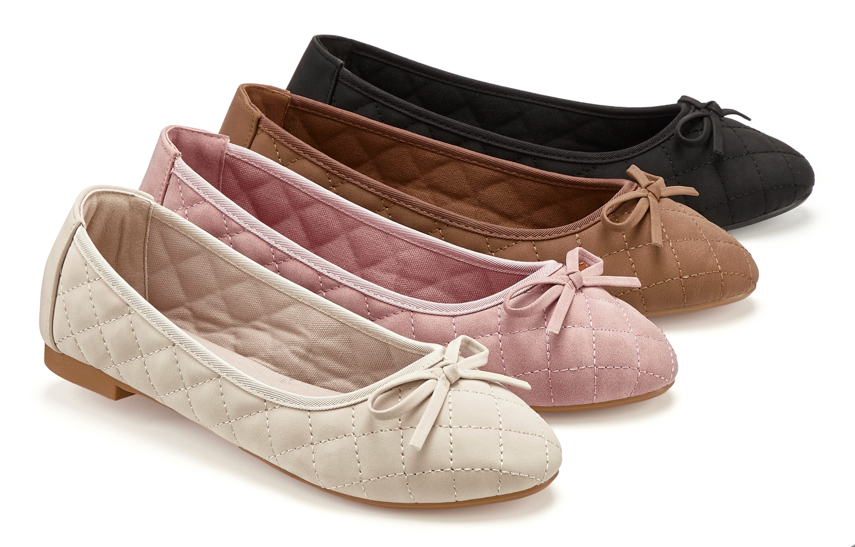 Lascana Ballerina's met strikapplicatie vegan