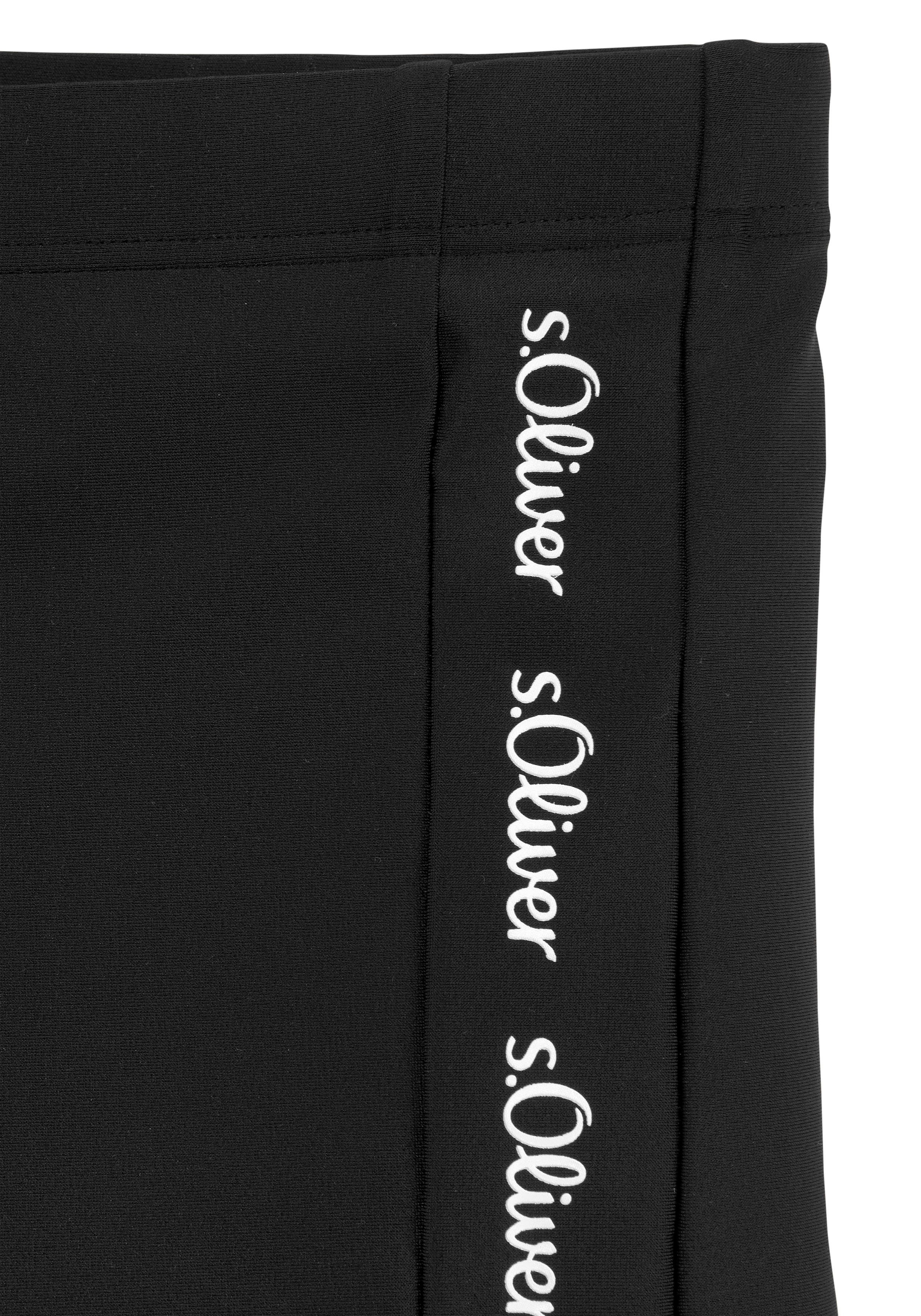 s.Oliver RED LABEL Beachwear Zwemboxer met merkopschriften