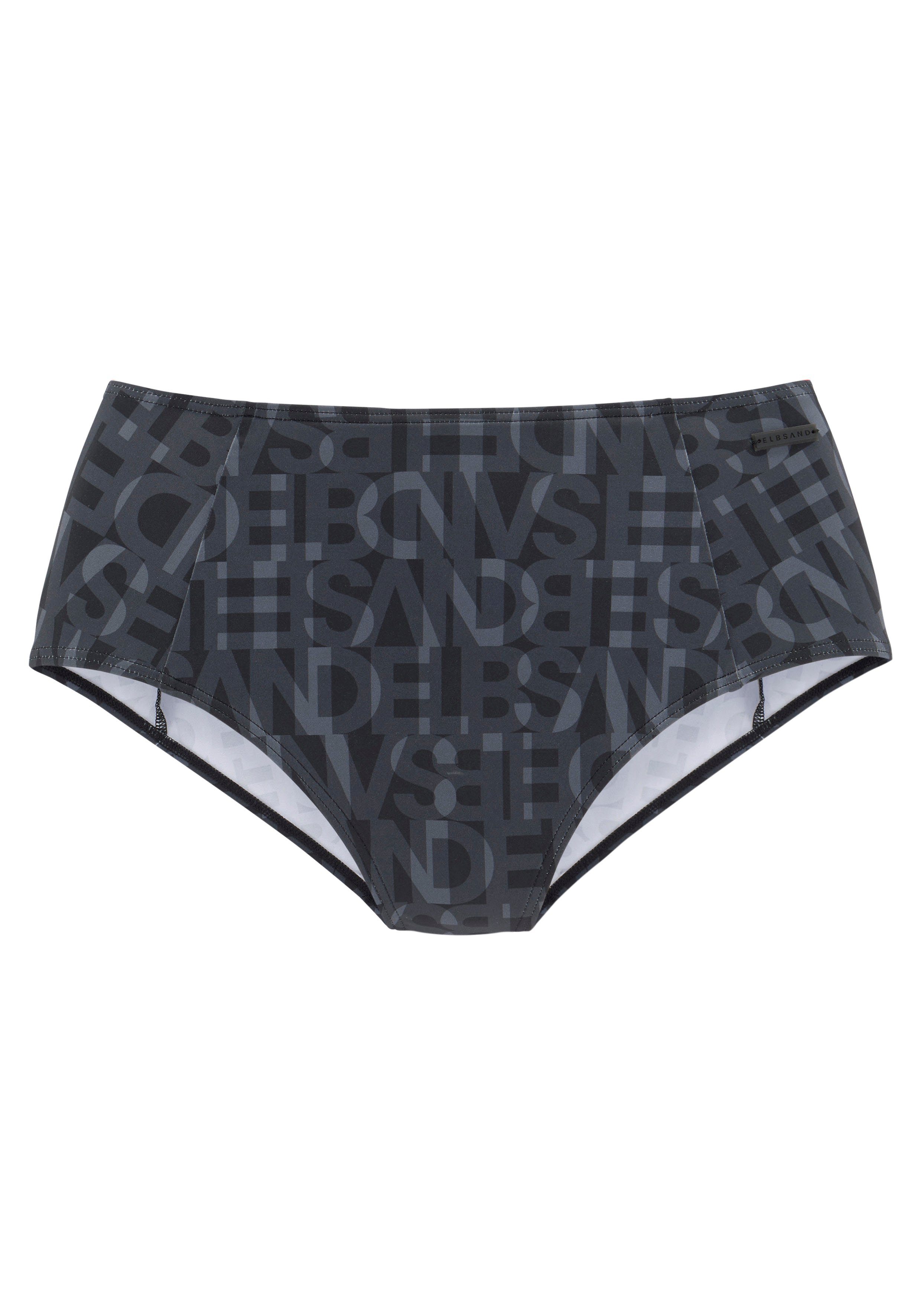 Elbsand Bikinibroekje Letra bikini broekjes maat 38 zwart