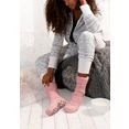 lavana abs-sokken gebreid met antislip zool (1 paar) roze