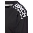 bench. sweatshirt met logoprint zwart