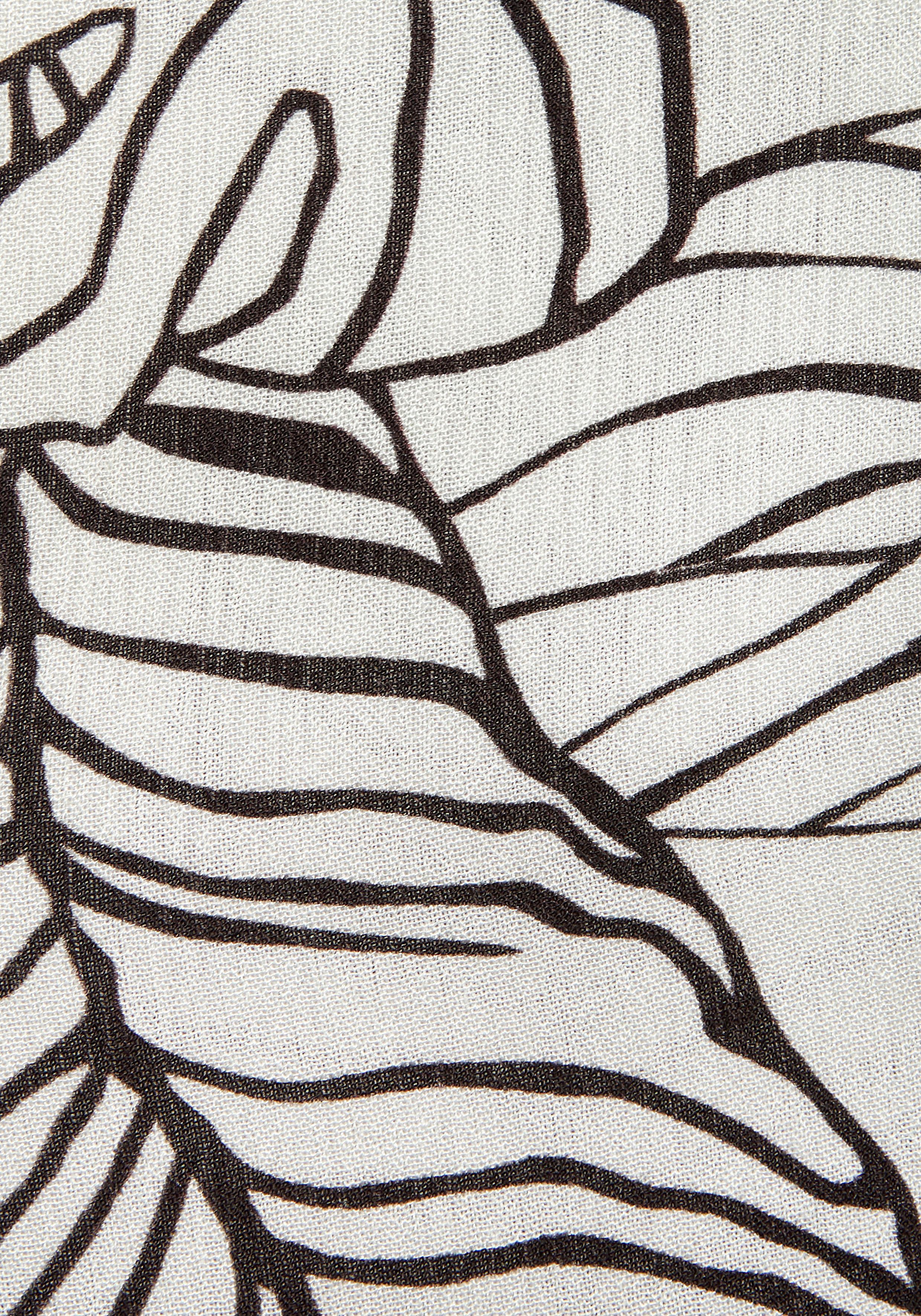 s.Oliver RED LABEL Beachwear Top van gekreppte viscose, zomers blouseshirt met alloverprint
