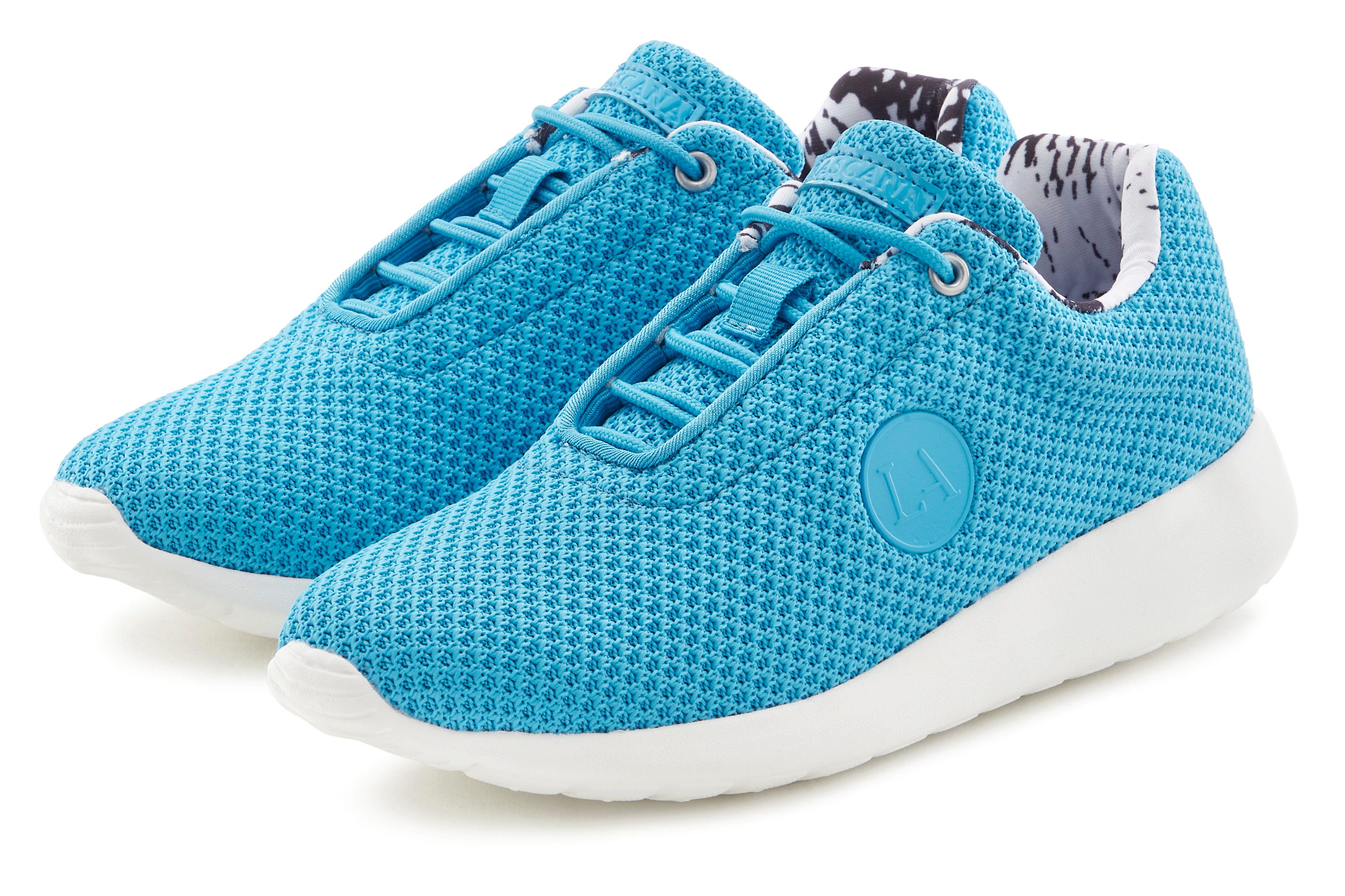 active by Lascana Sneakers met comfort-binnenzool, veterschoen, vrijetijdsschoen vegan