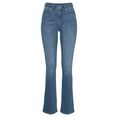lascana bootcut jeans in five-pocketsstijl blauw