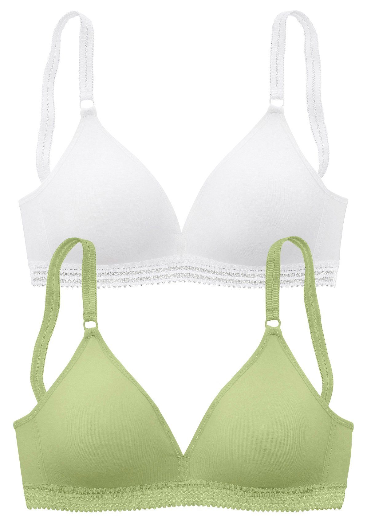 Petite fleur Soft-bh (2-delig, Set van 2)