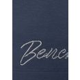 bench. sweatshort met glanzend logoborduursel blauw