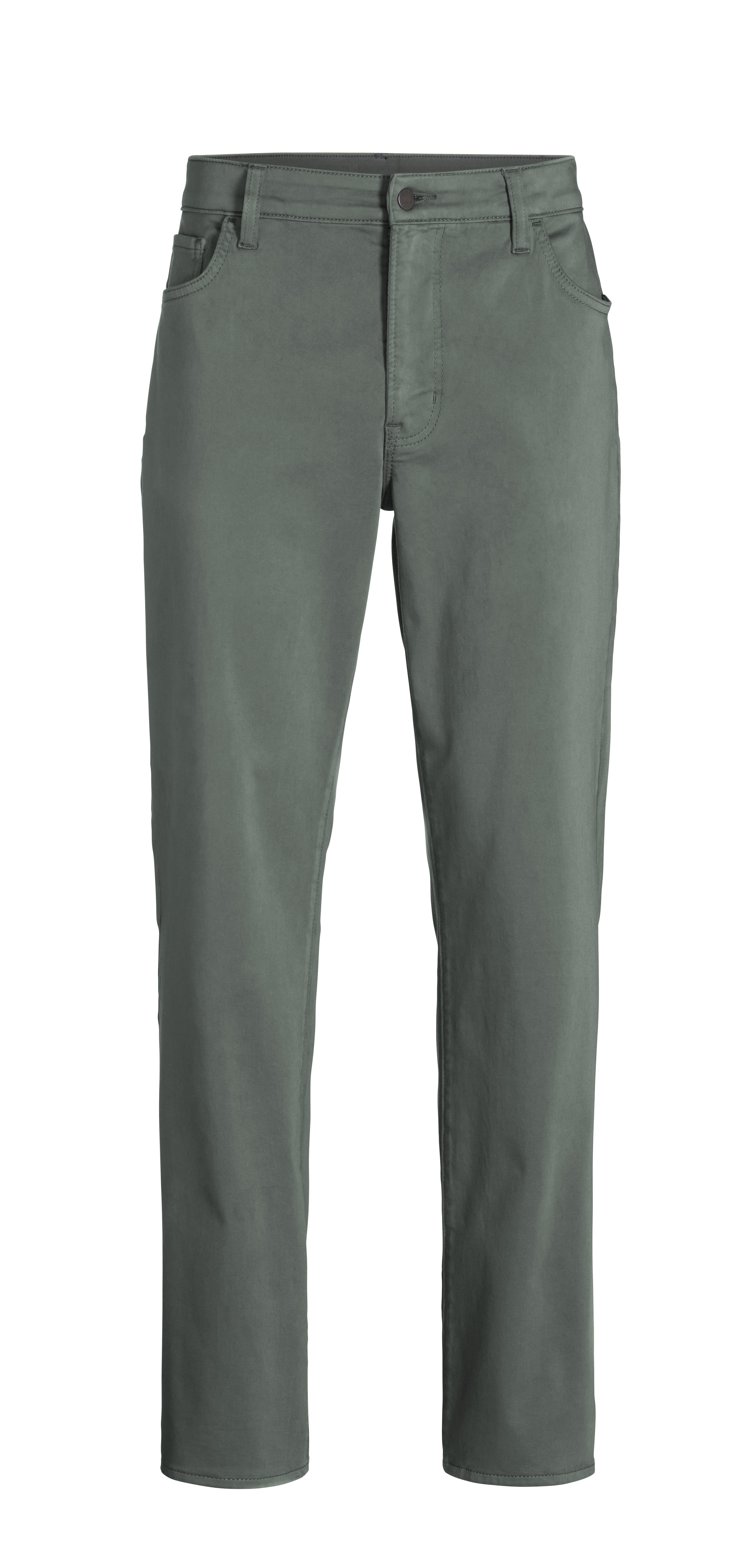 John Devin Chino Regular-fit, 5-pocket broek heren maat 33 groen