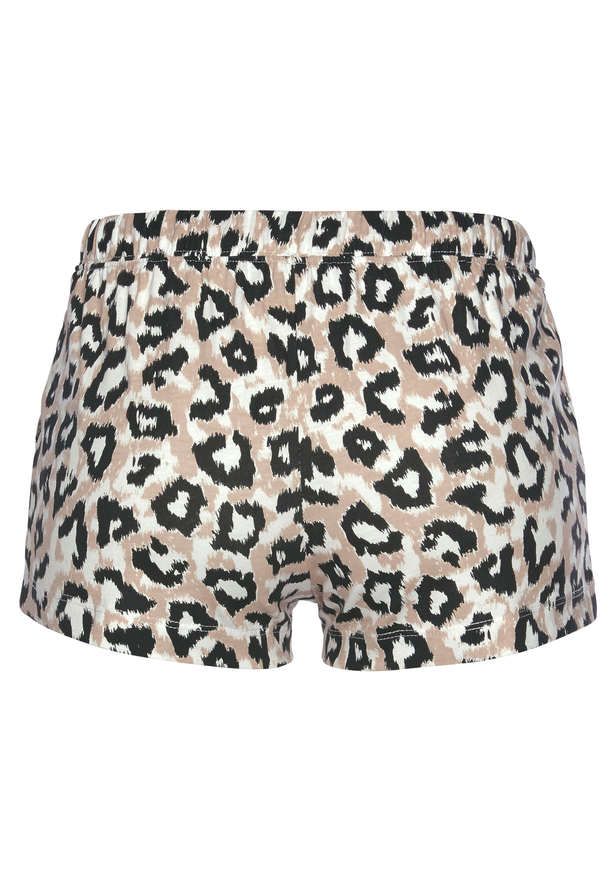 Lascana Pyjamashort Uni of met mooie print
