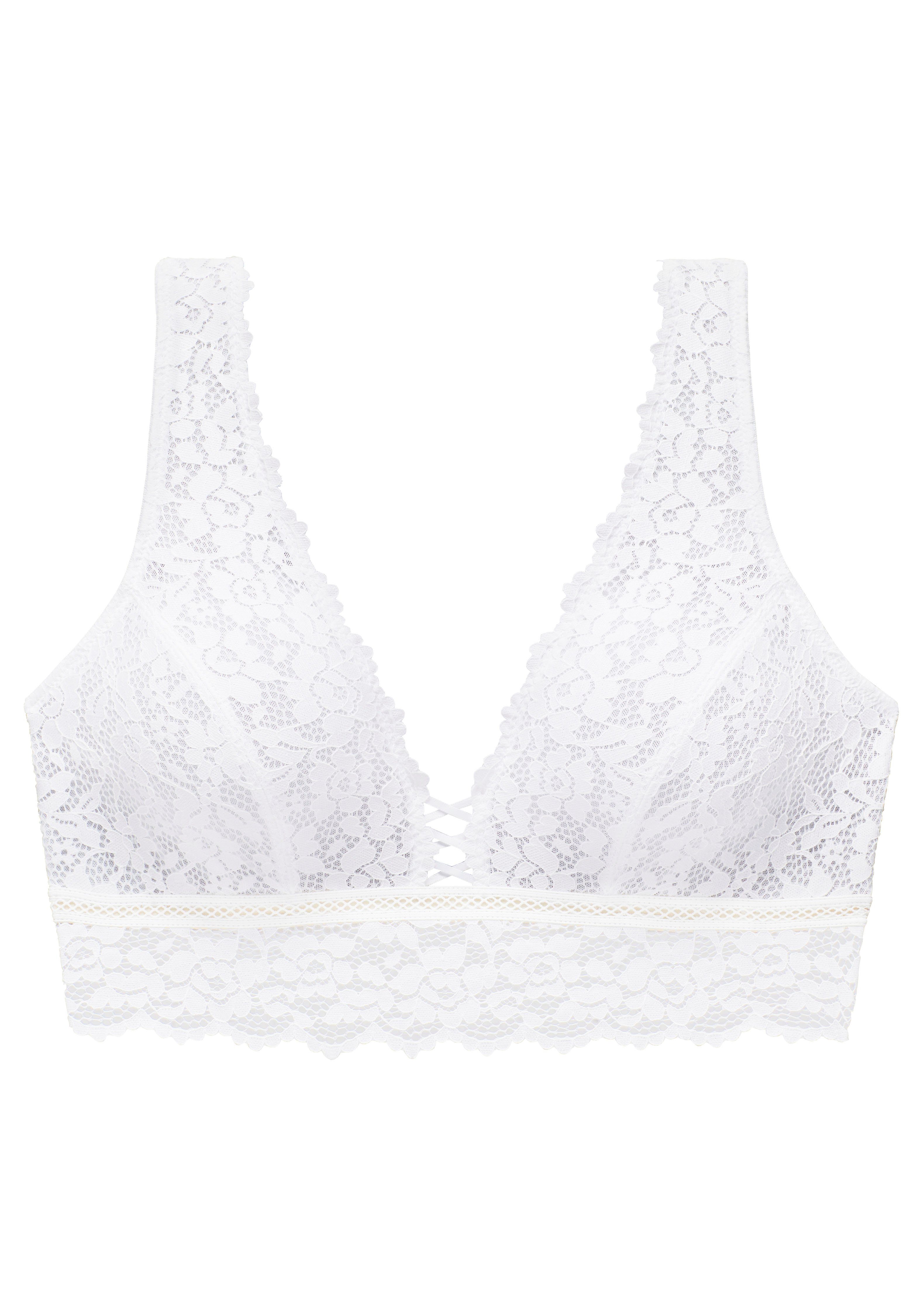 Vivance Bralette zonder beugels, rondom gebloemd kant, lingerie