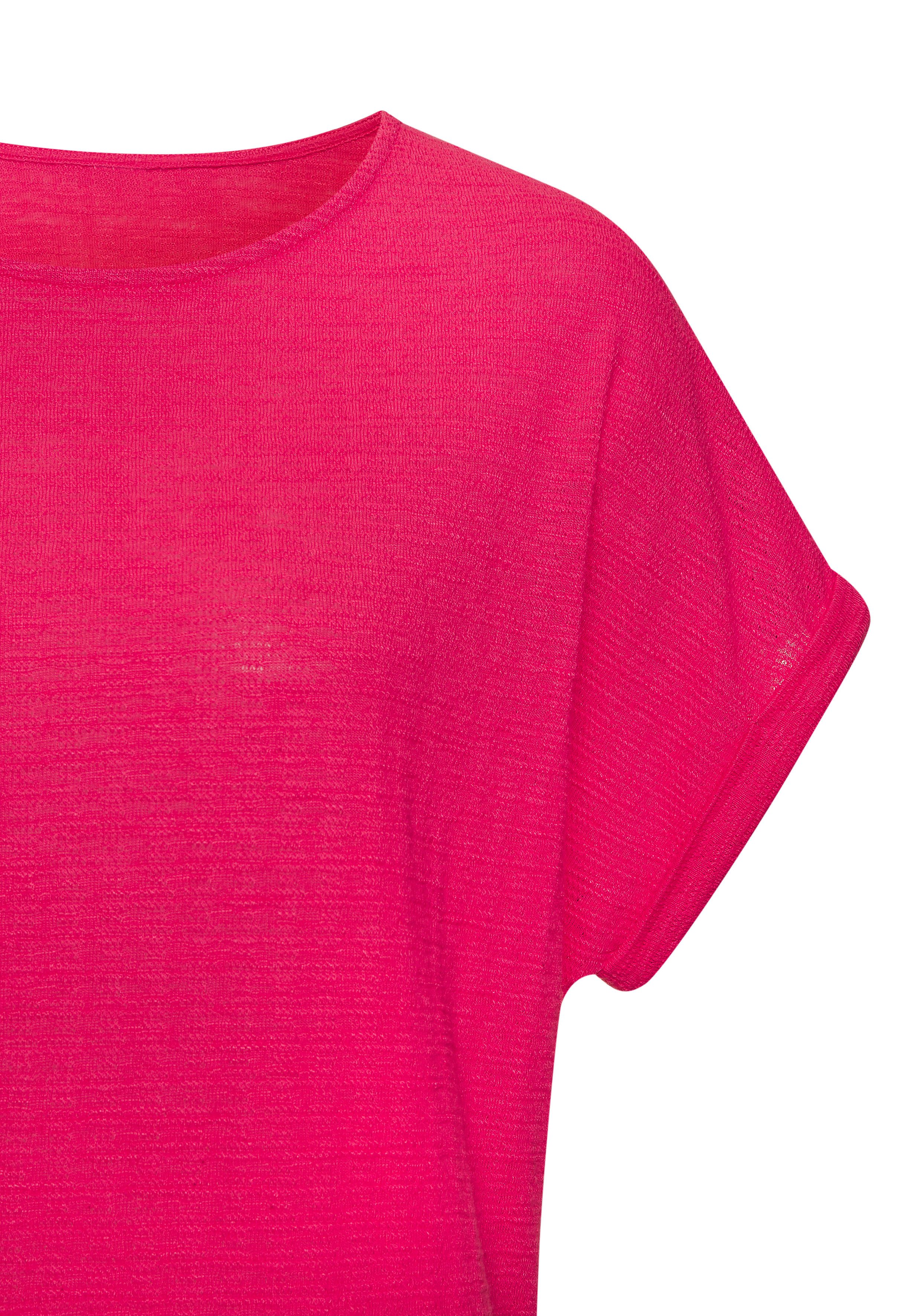 Vivance T-shirt Van strijkvrije structuur brei van zachte kwaliteit met katoen