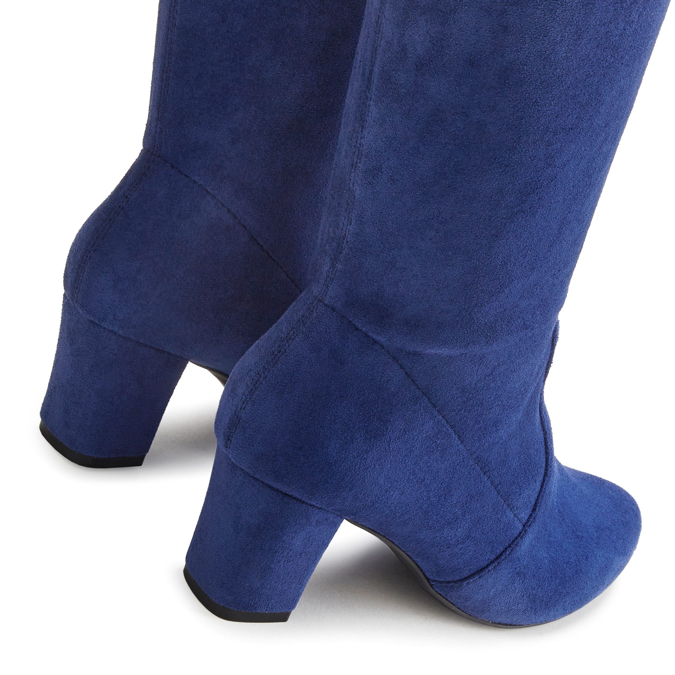 Lascana Instaplaarzen Slip-on boots, slouchy boots, slip-on, stretch & blokhak