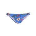 s.oliver red label beachwear bikinibroekje maya met sierringen in hoorn-look blauw