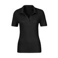 lascana t-shirt in modieuze ribkwaliteit zwart