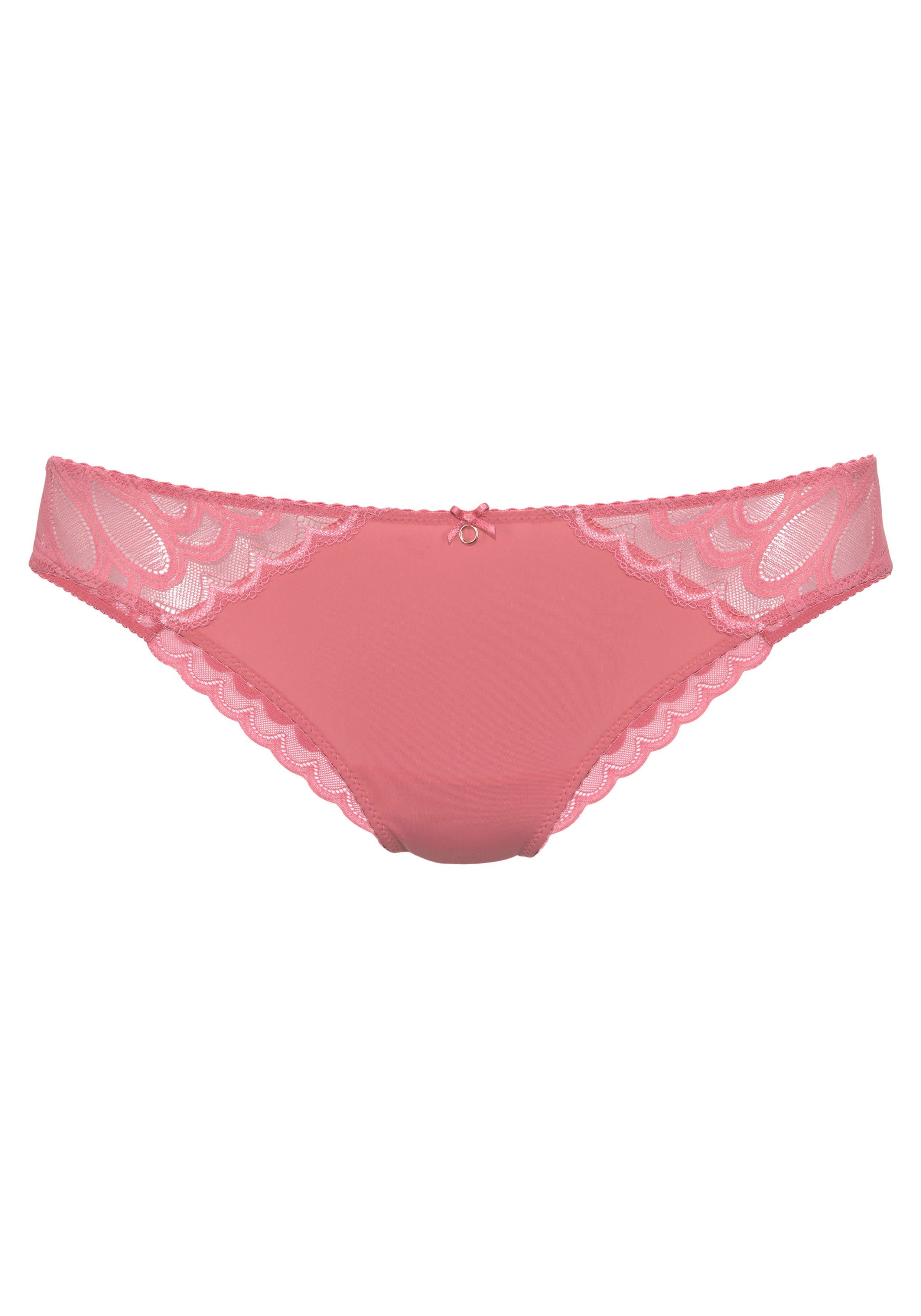 Lascana Tanga Evita met cut-out achter slips maat 48/50 roze