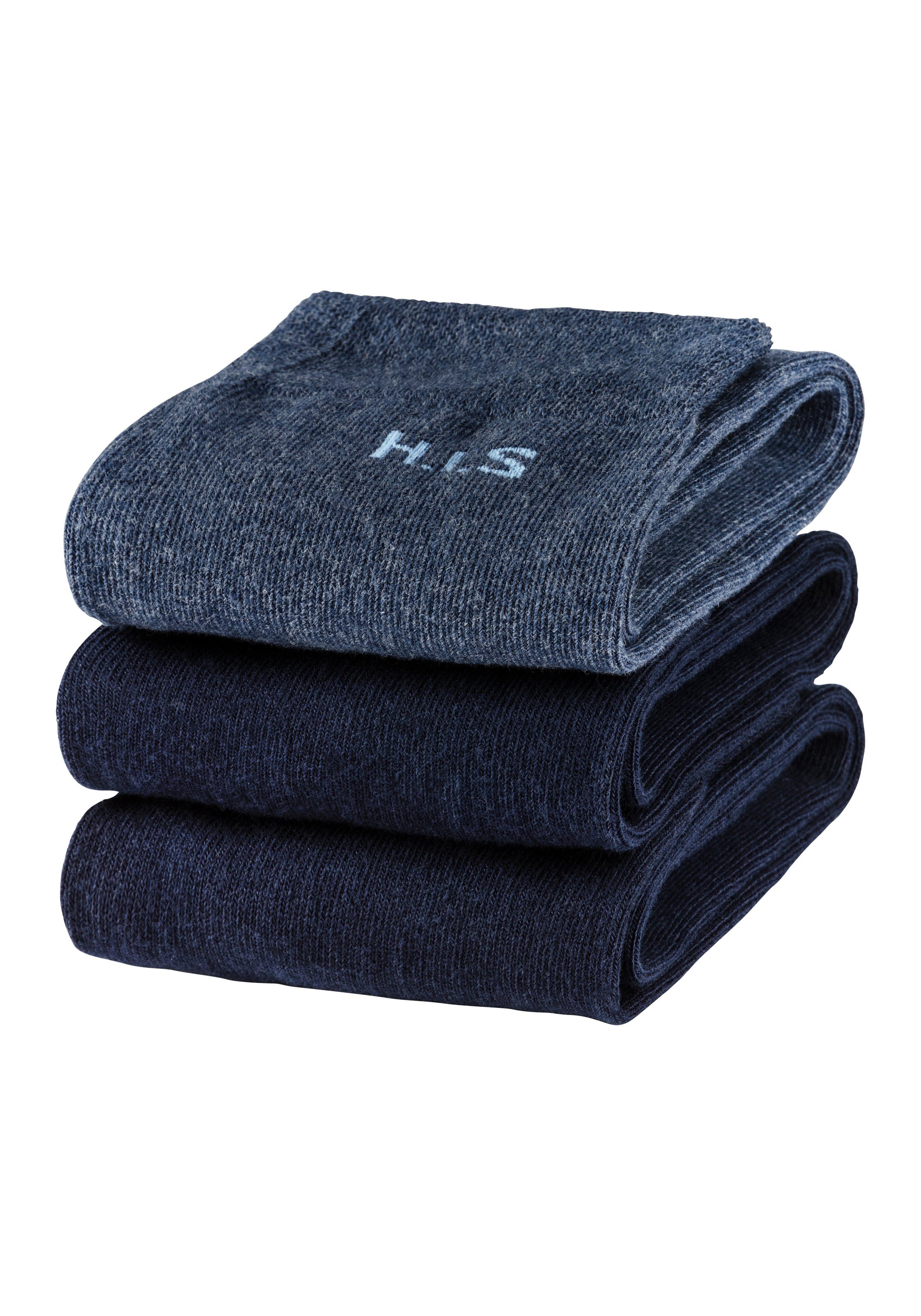 H.I.S Kniekousen met knelvrije boord (set, 3 paar)