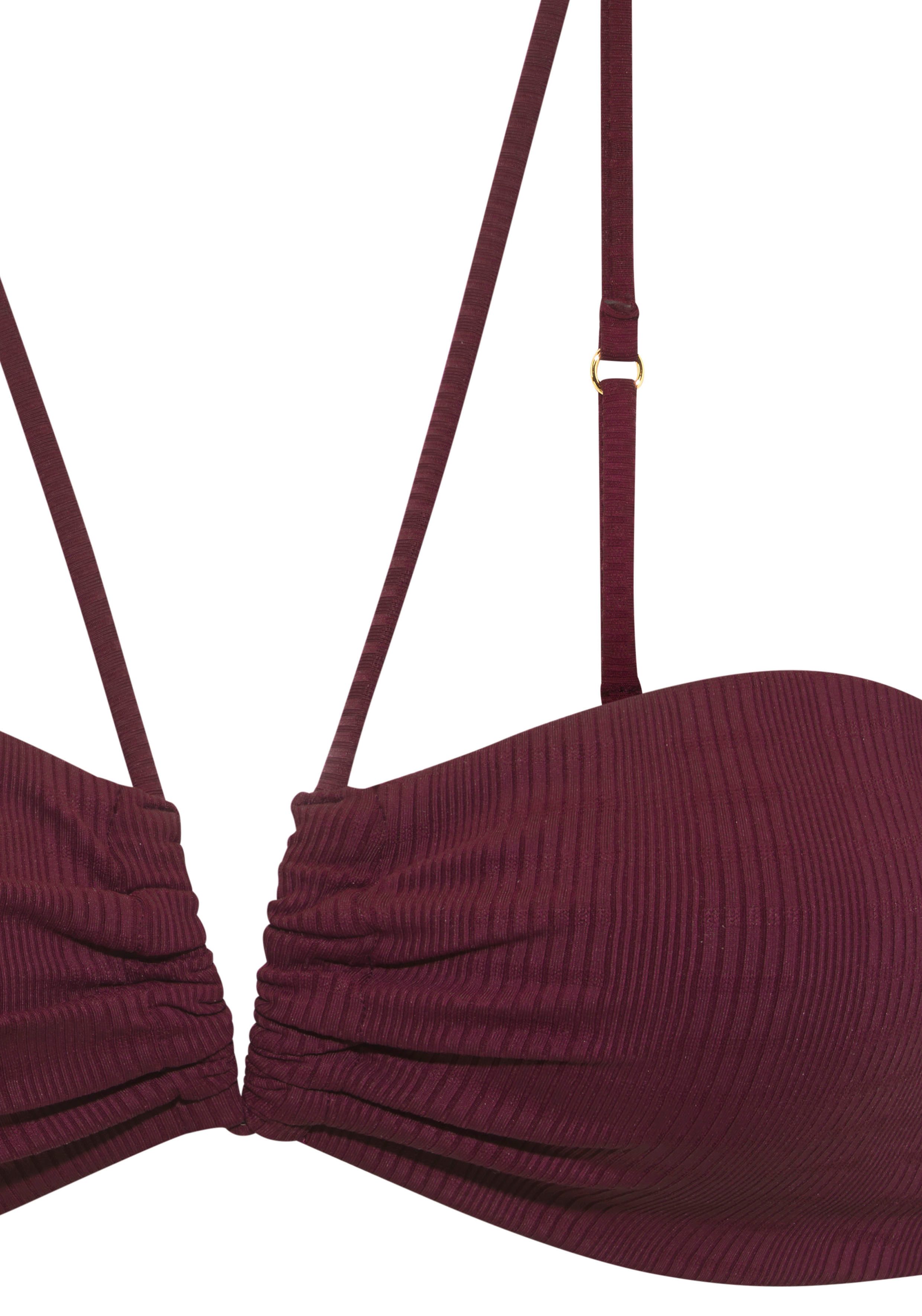 Copenhagen Studios Bandeau-bikinitop Nela met v-vormige cut-out aan de voorkant