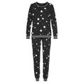 vivance dreams pyjama met sterrenprint grijs