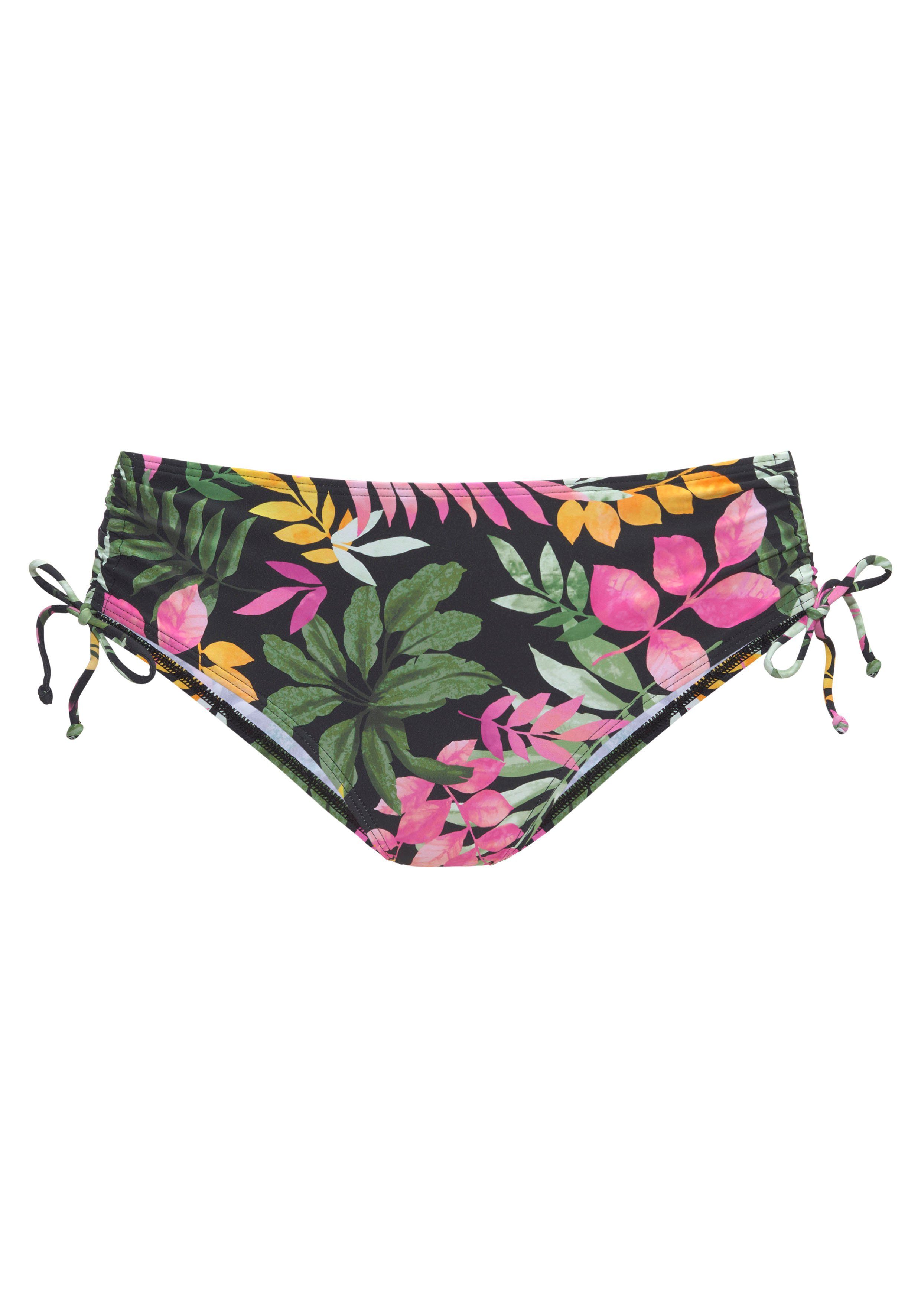 Vivance Bikinibroekje Leilani in hoger model bikini broekjes maat 38 zwart