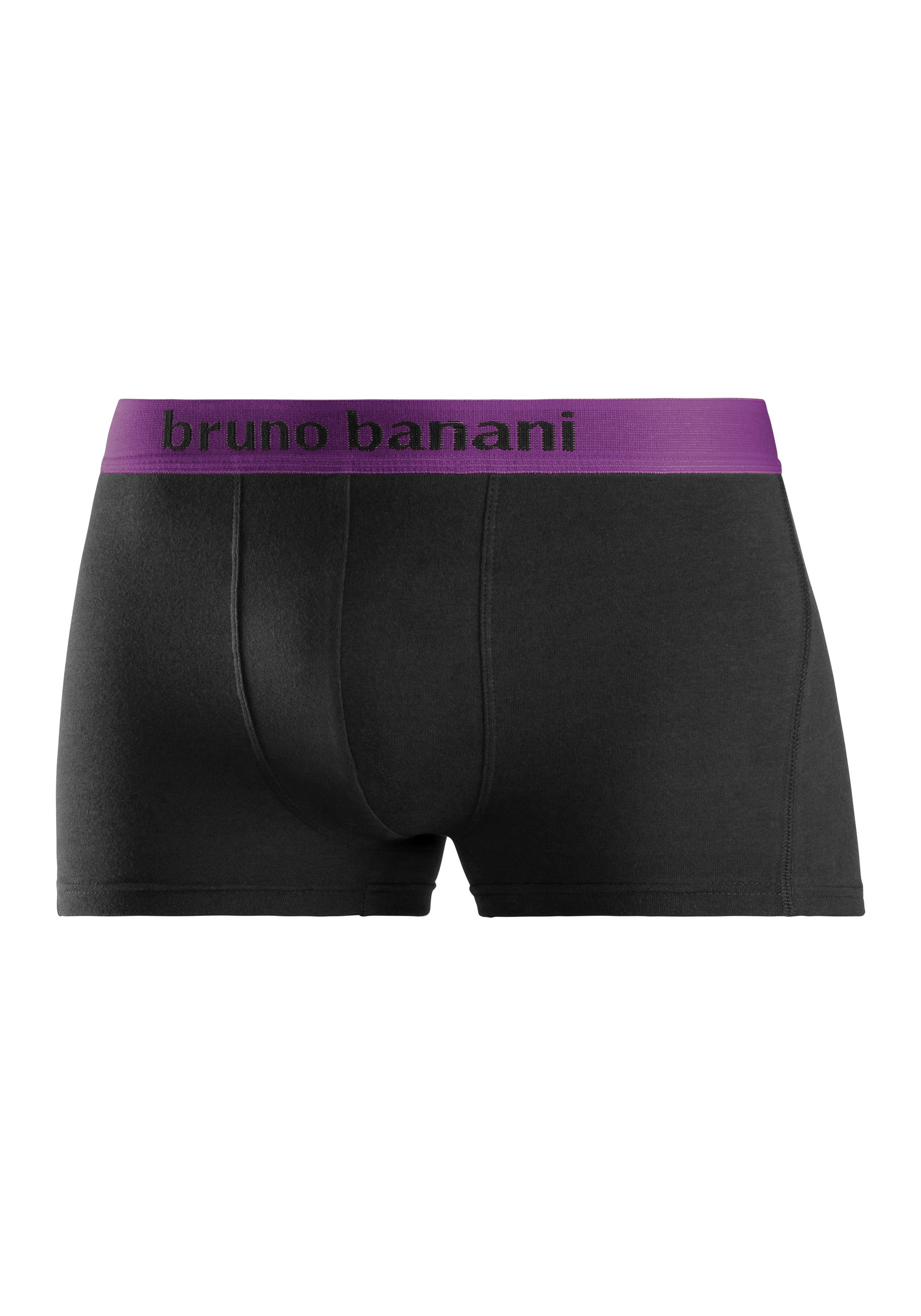 Bruno Banani Boxershort voor heren met gekleurd merkopschrift bij de boord (set, 4 stuks)