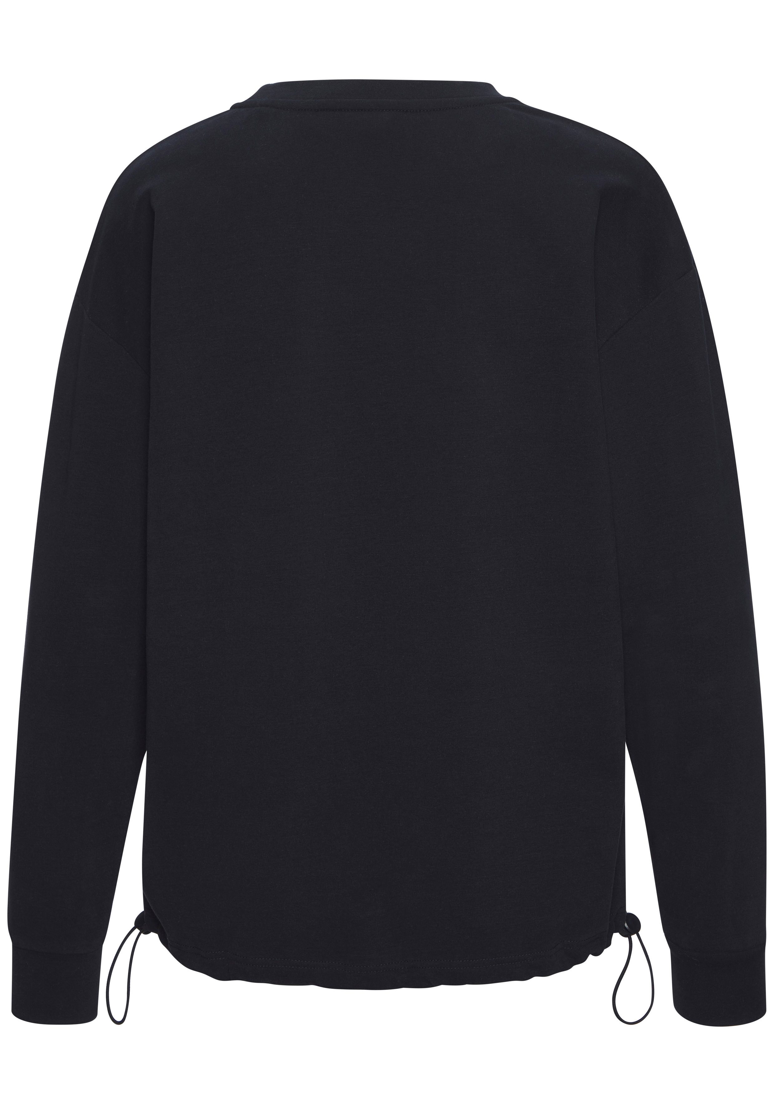 Elbsand Sweatshirt Carisa met verstelbaar elastiek aan de zoom