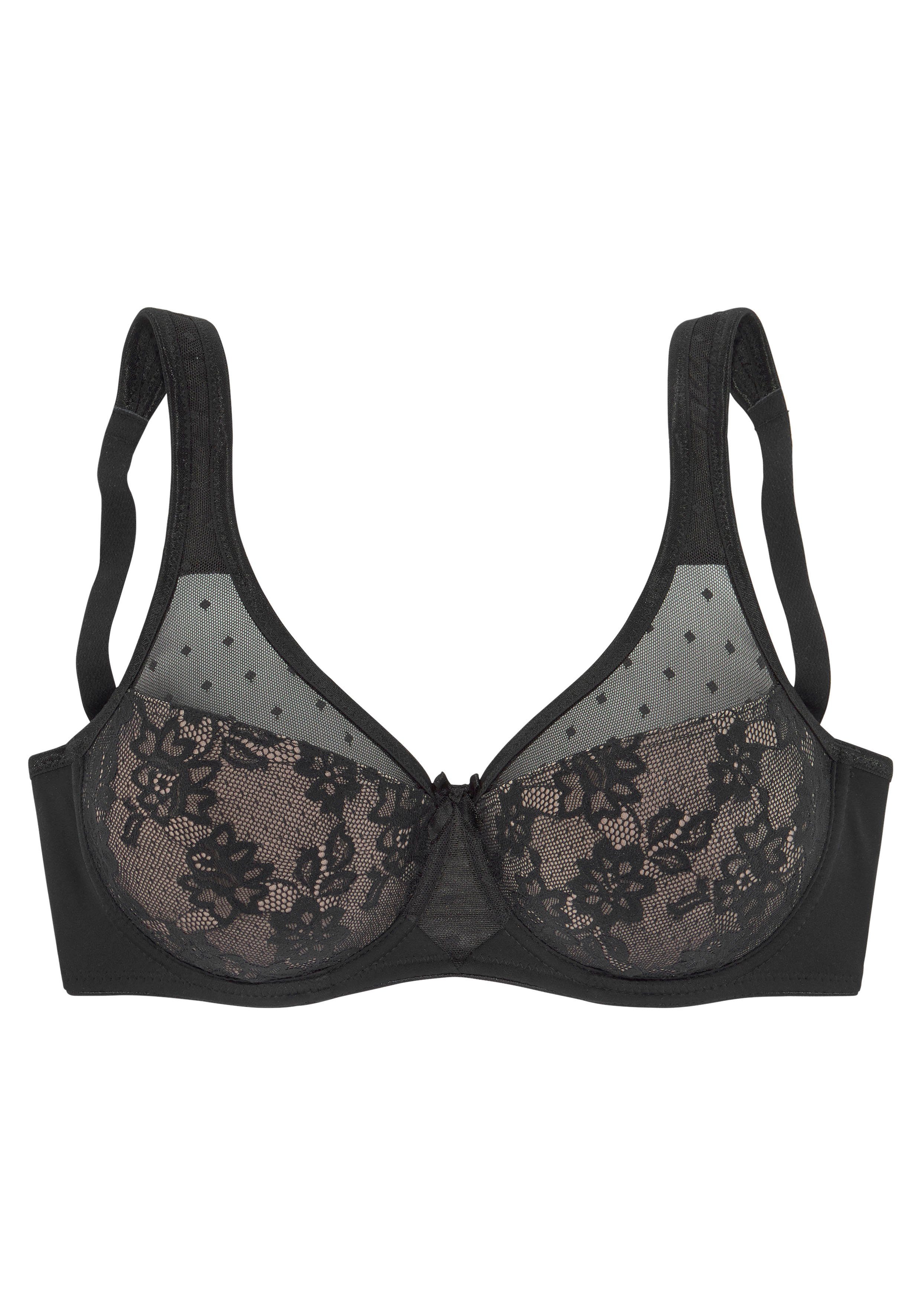 Nuance Minimizer-bh met tegengevoerde jacquardkant, dessous