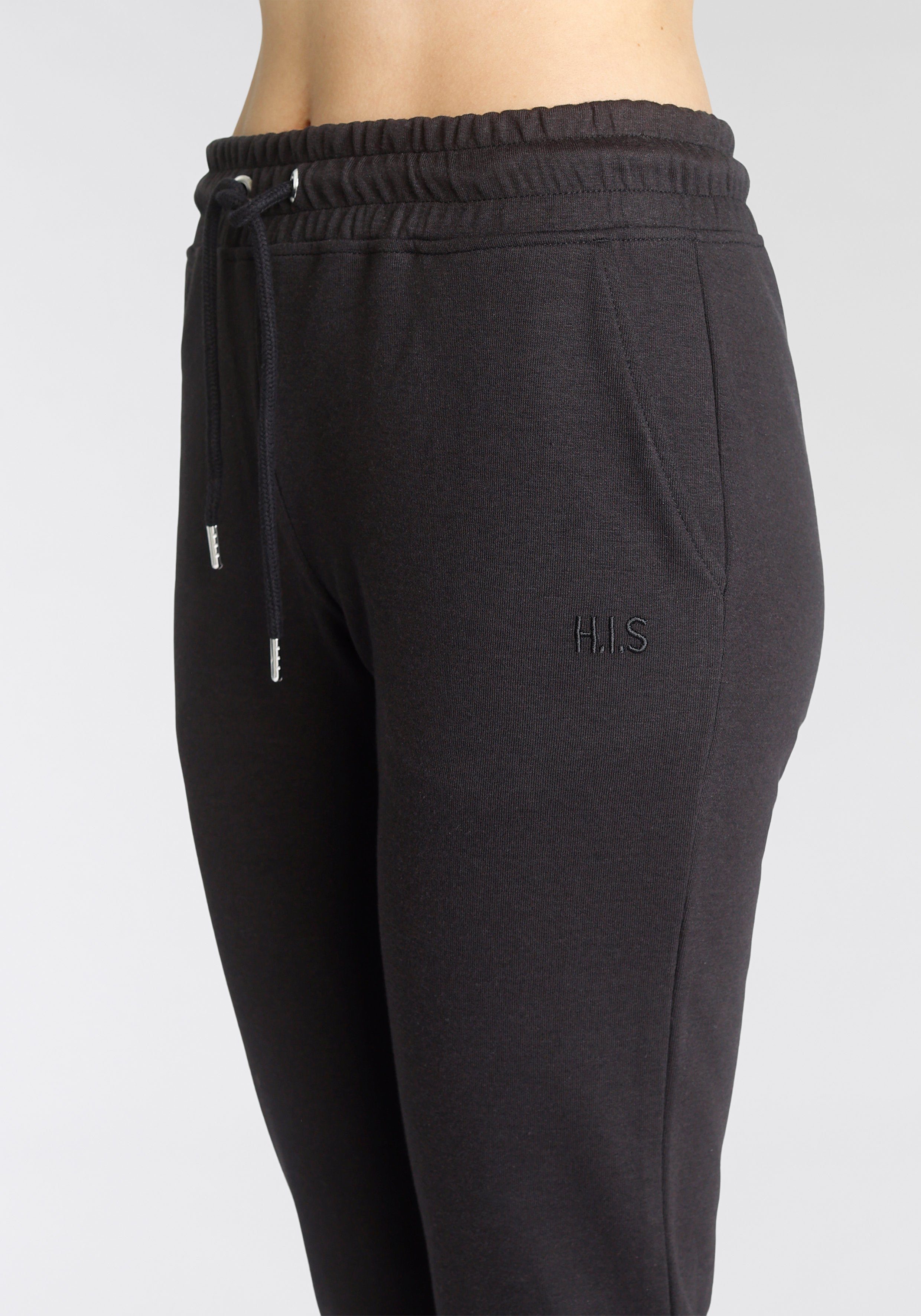 H.I.S Sweatbroek / relaxbroek / sweatbroek Slipbroek met kleine omslag aan de zoom, loungewear