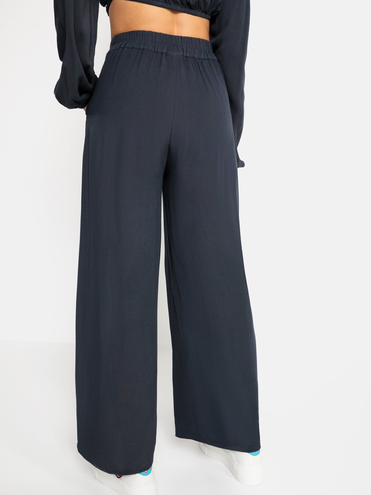 LSCN by LASCANA Comfortbroek van viscose-crêpe