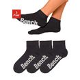bench. korte sokken met comfortabele ribboorden (3 paar) zwart