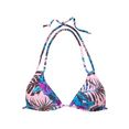venice beach triangel-bikinitop marly met tropische print roze