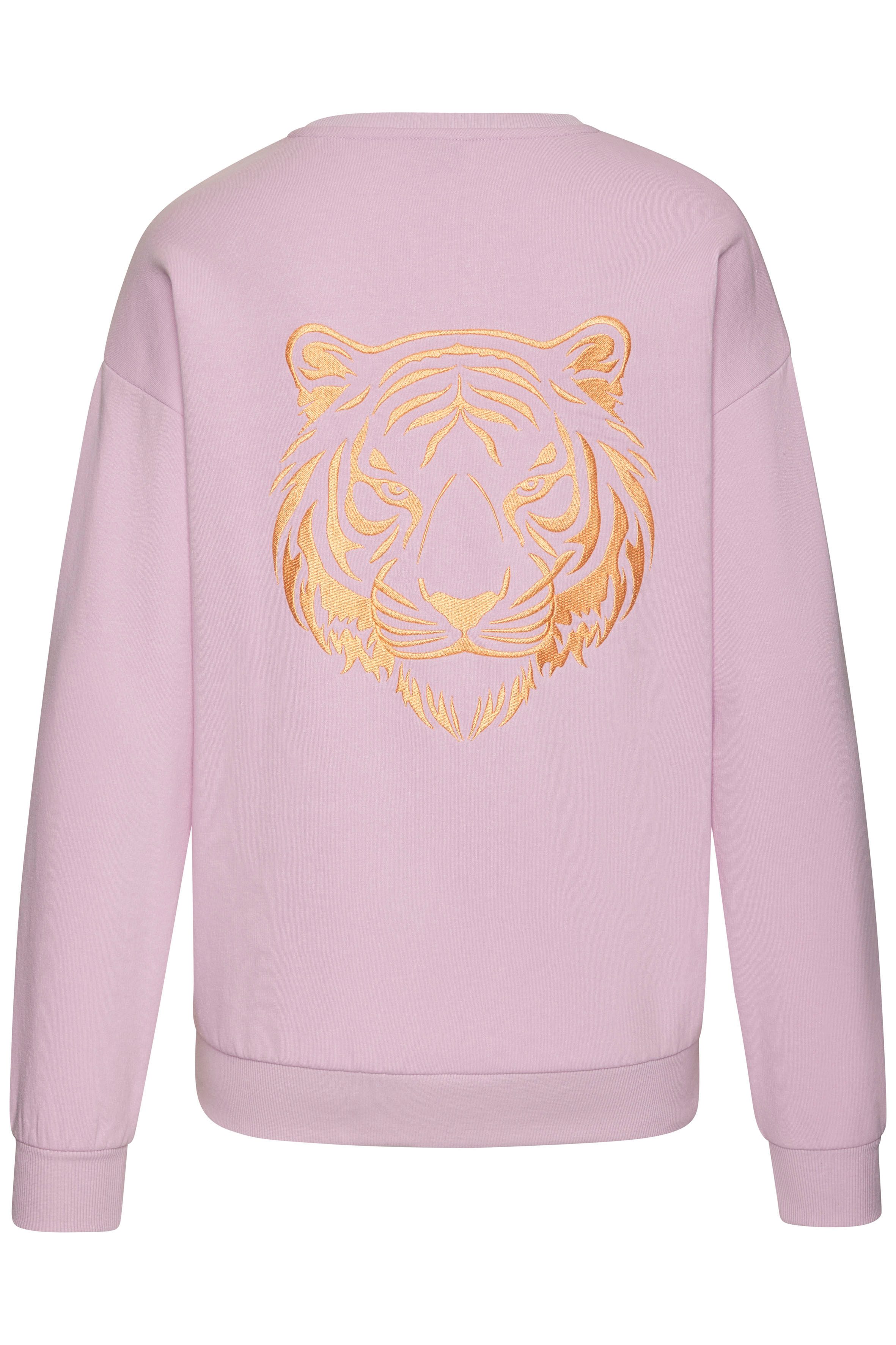 Buffalo Sweater met geweldig borduurwerk op de achterkant