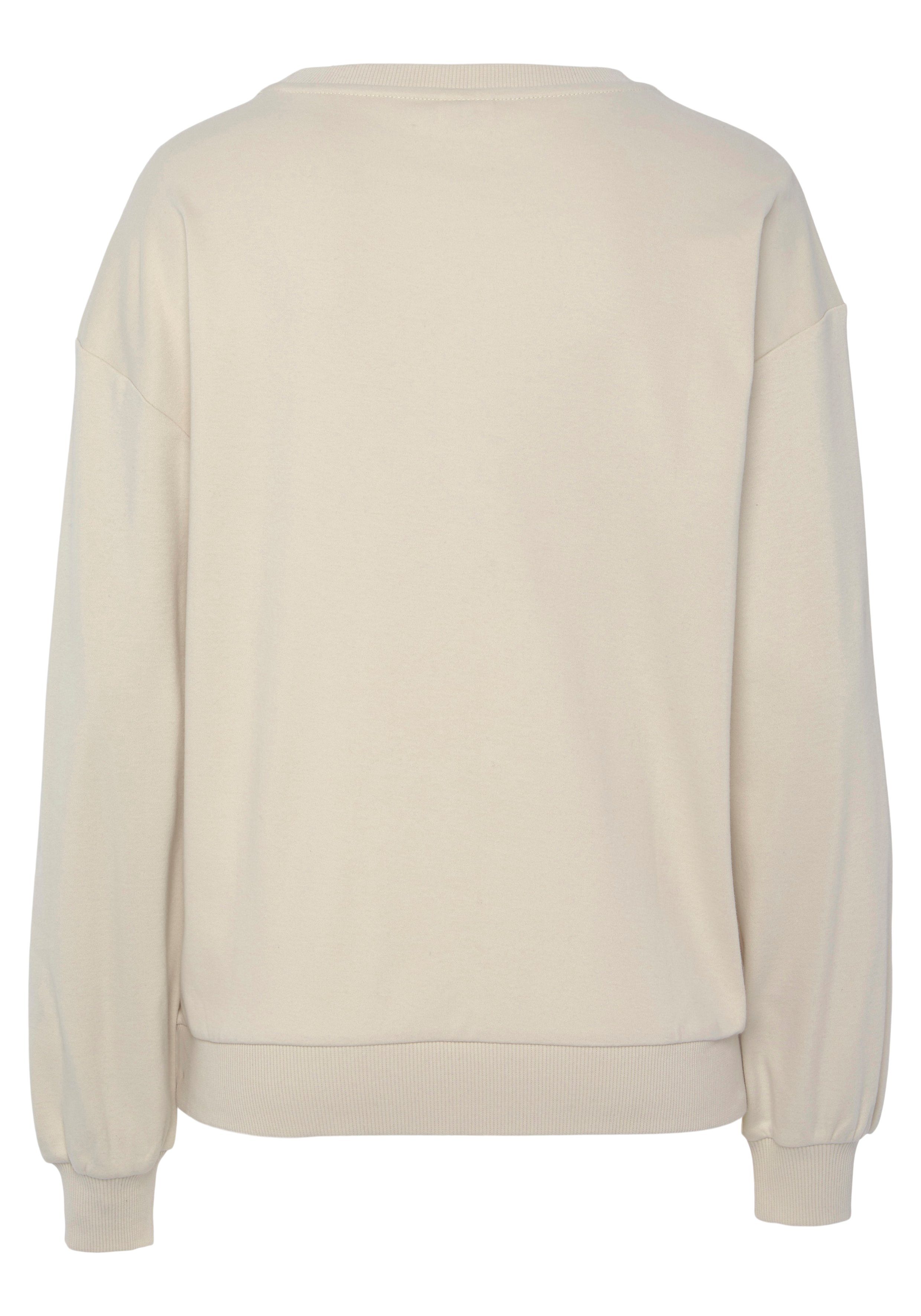 Lascana Sweatshirt Loungeshirt met print, loungewear