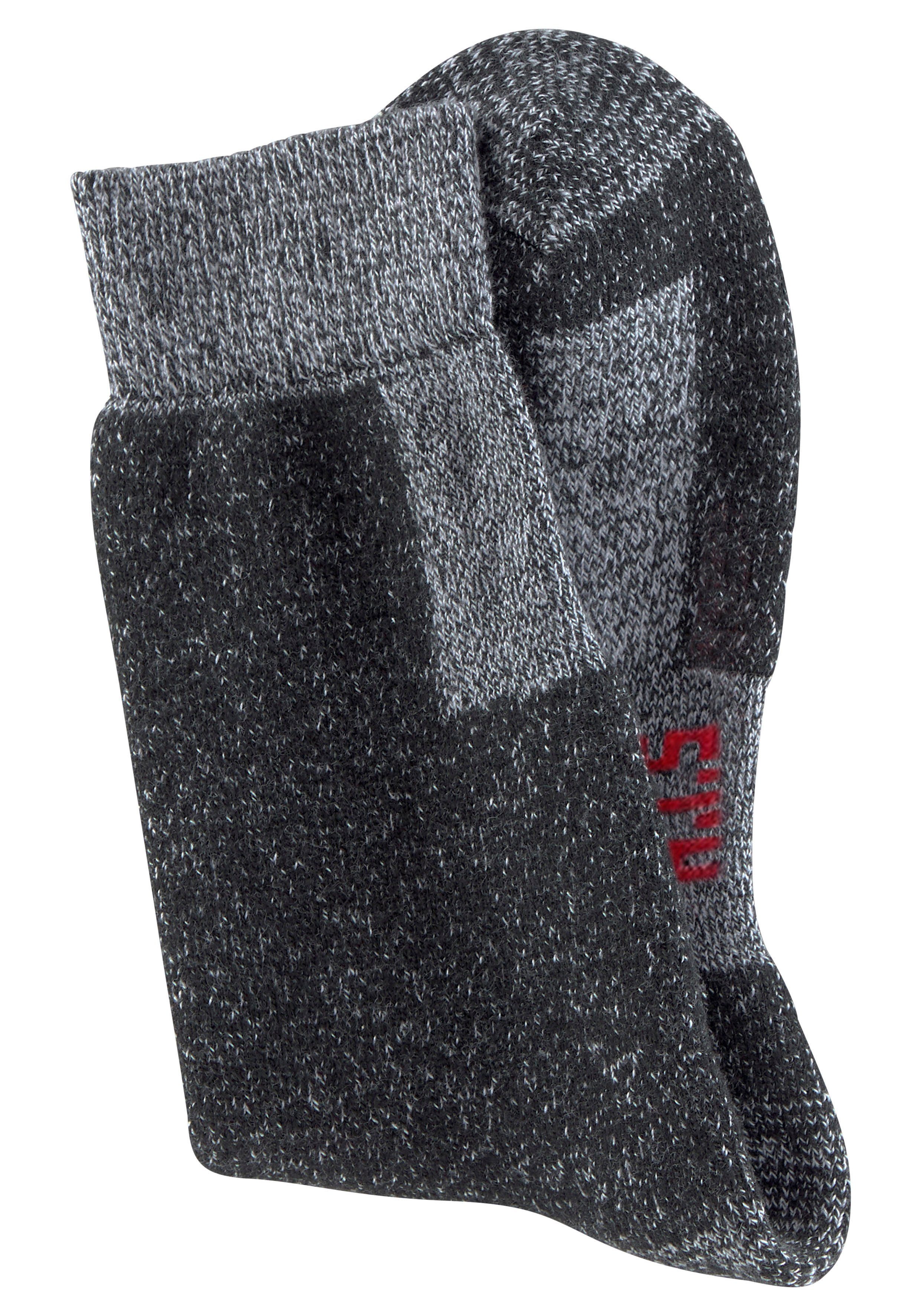 H.I.S Wandelsokken met extra steunfunctie en bekleding (set, 2 paar)