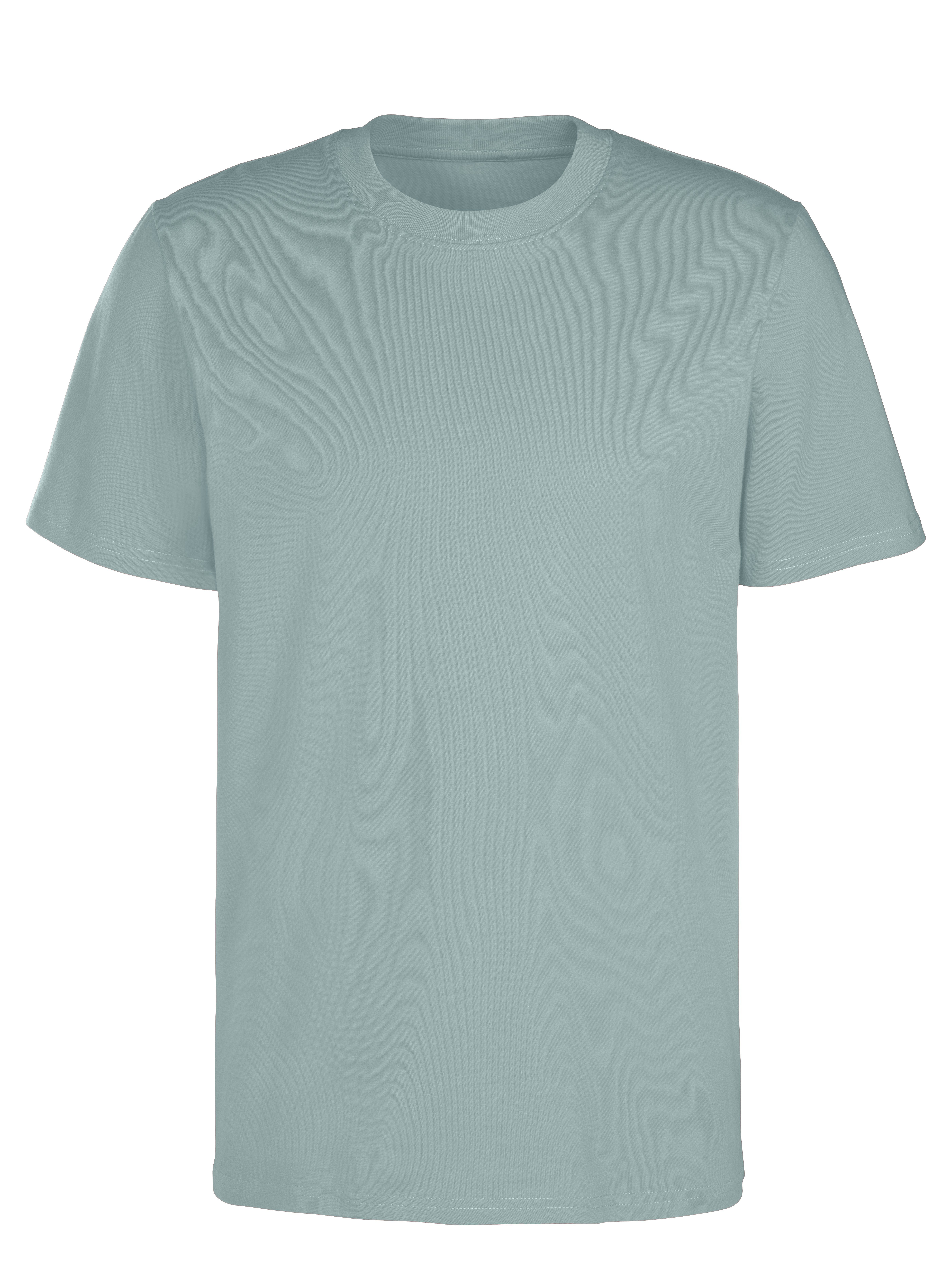KangaROOS T-shirt Vrijetijdsshirt met korte mouwen, ronde hals van 100% katoen (Set van 2)