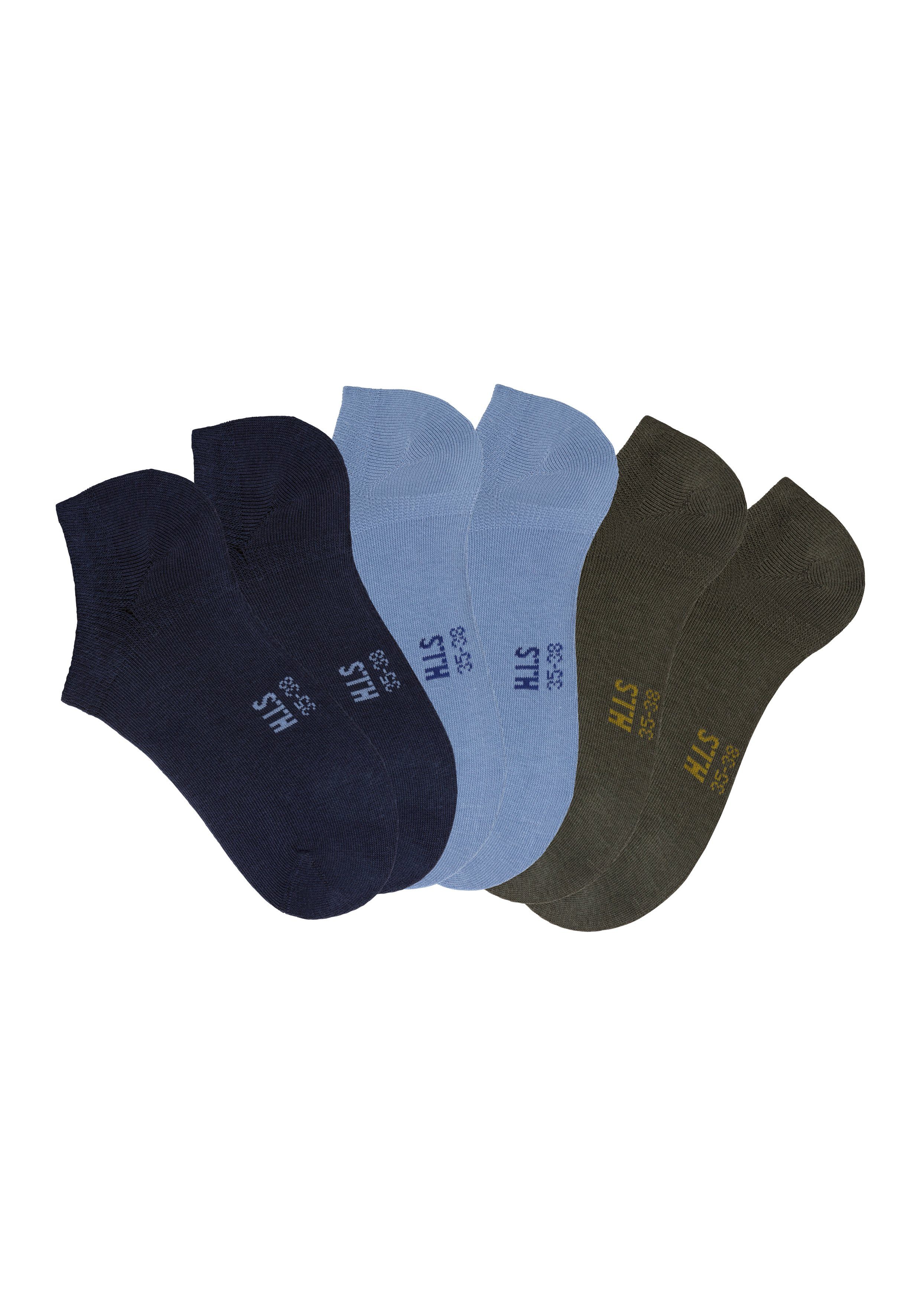 H.I.S Sneakersokken met bijzonder korte schacht (set, 6 paar)