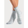 lascana wellness-sokken in zachte en warme pluiskwaliteit (set, 4 paar) multicolor