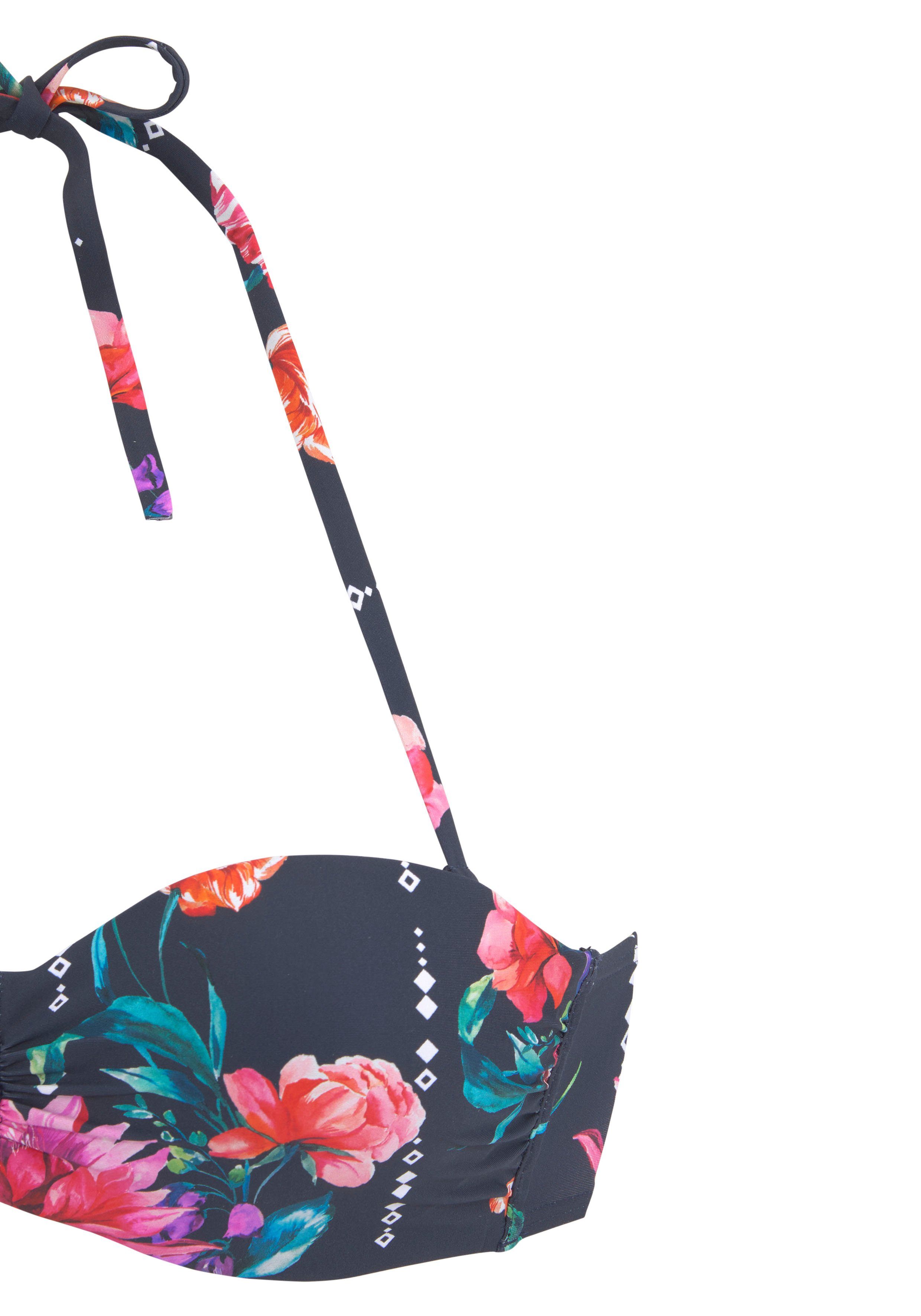 Sunseeker Beugelbikinitop in bandeaumodel Modern met bloemenprint
