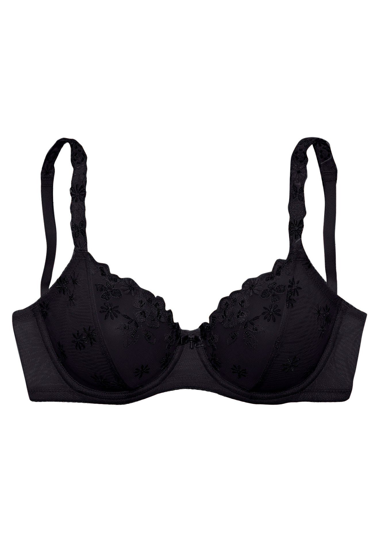 Nuance Beugel-bh gemaakt van uniek kant in een zomerse look, lingerie