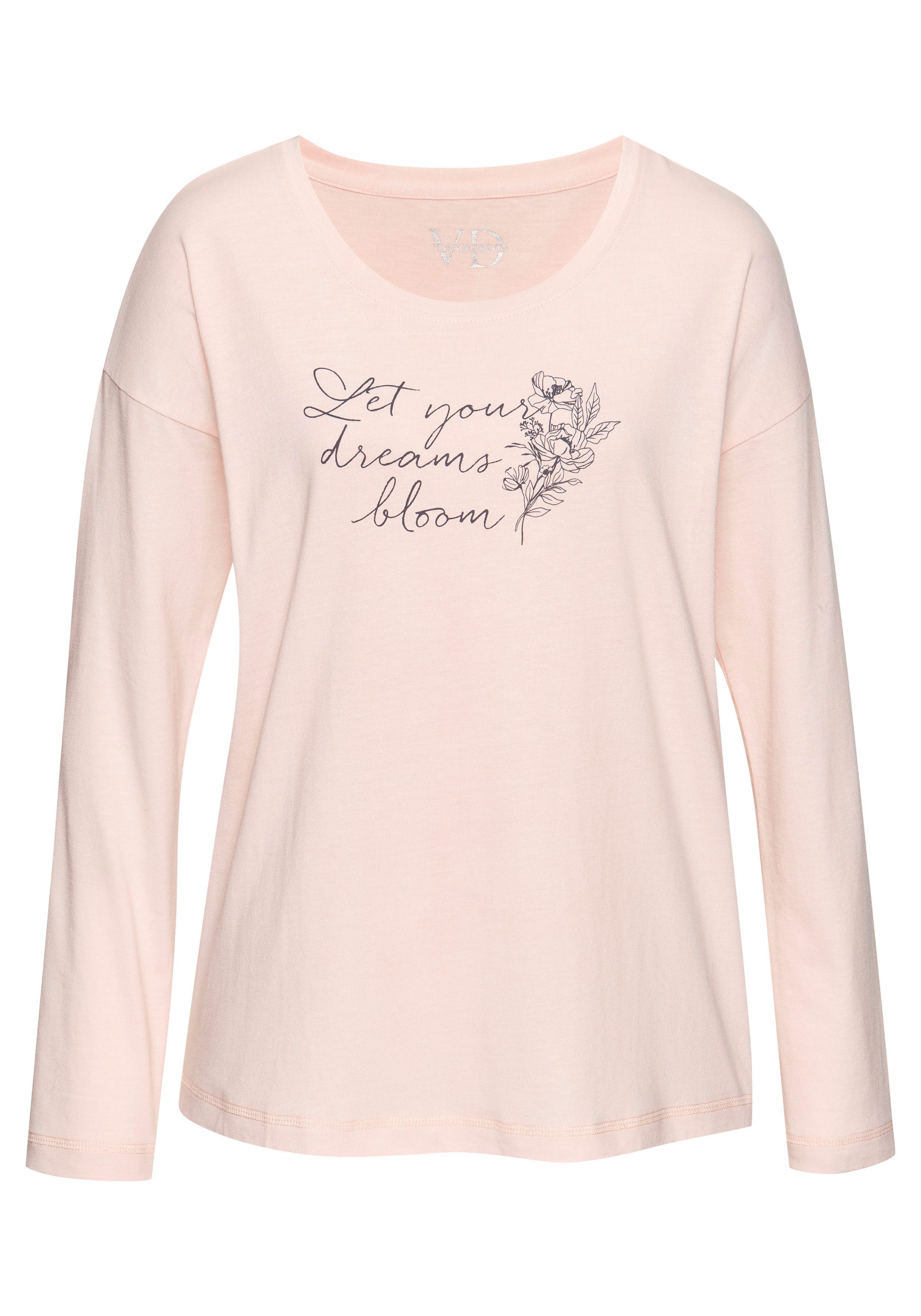 Vivance Dreams Pyjama top met frontprint